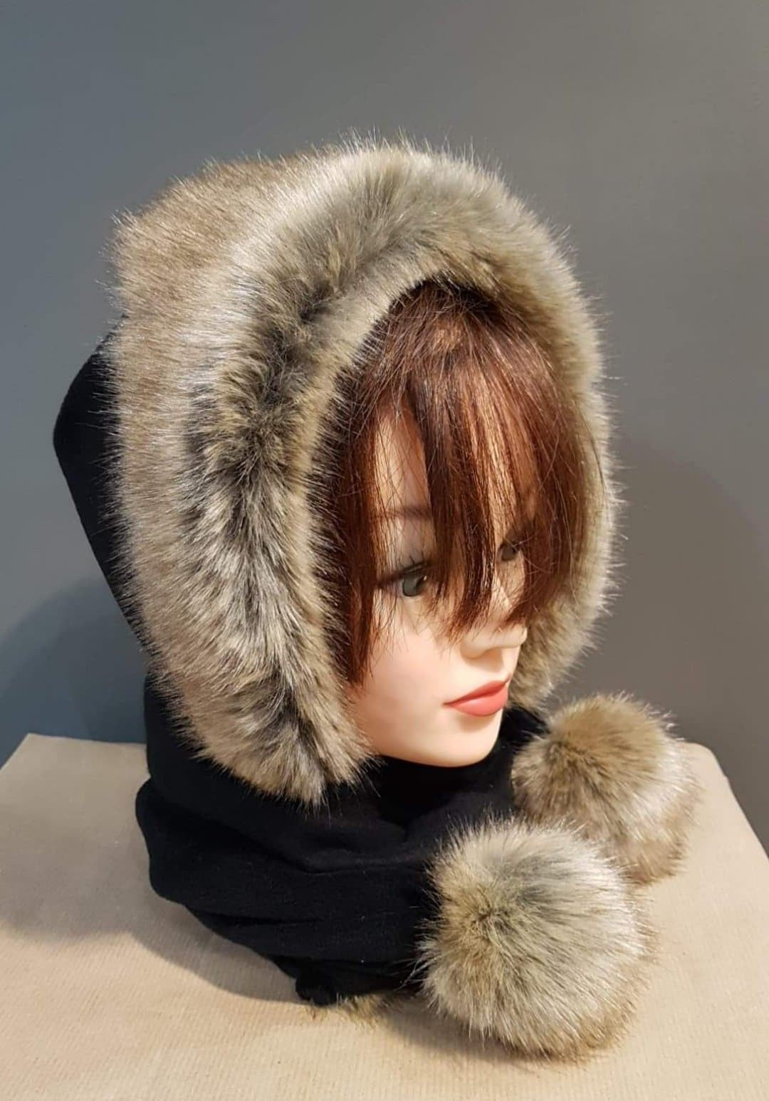 CAPUCHE ECHARPE Fourrure M BY FLECHET