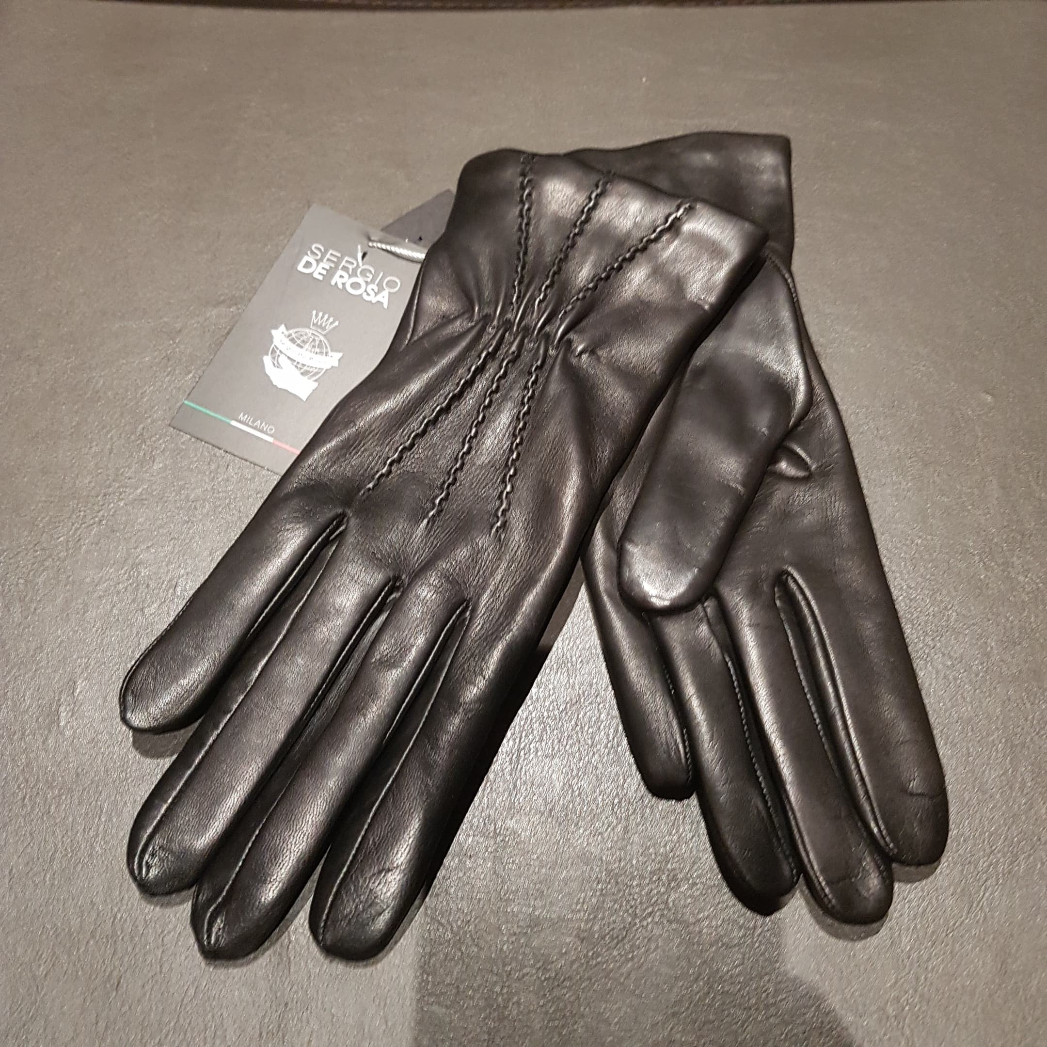 Gants cuir Sergio DE ROSA