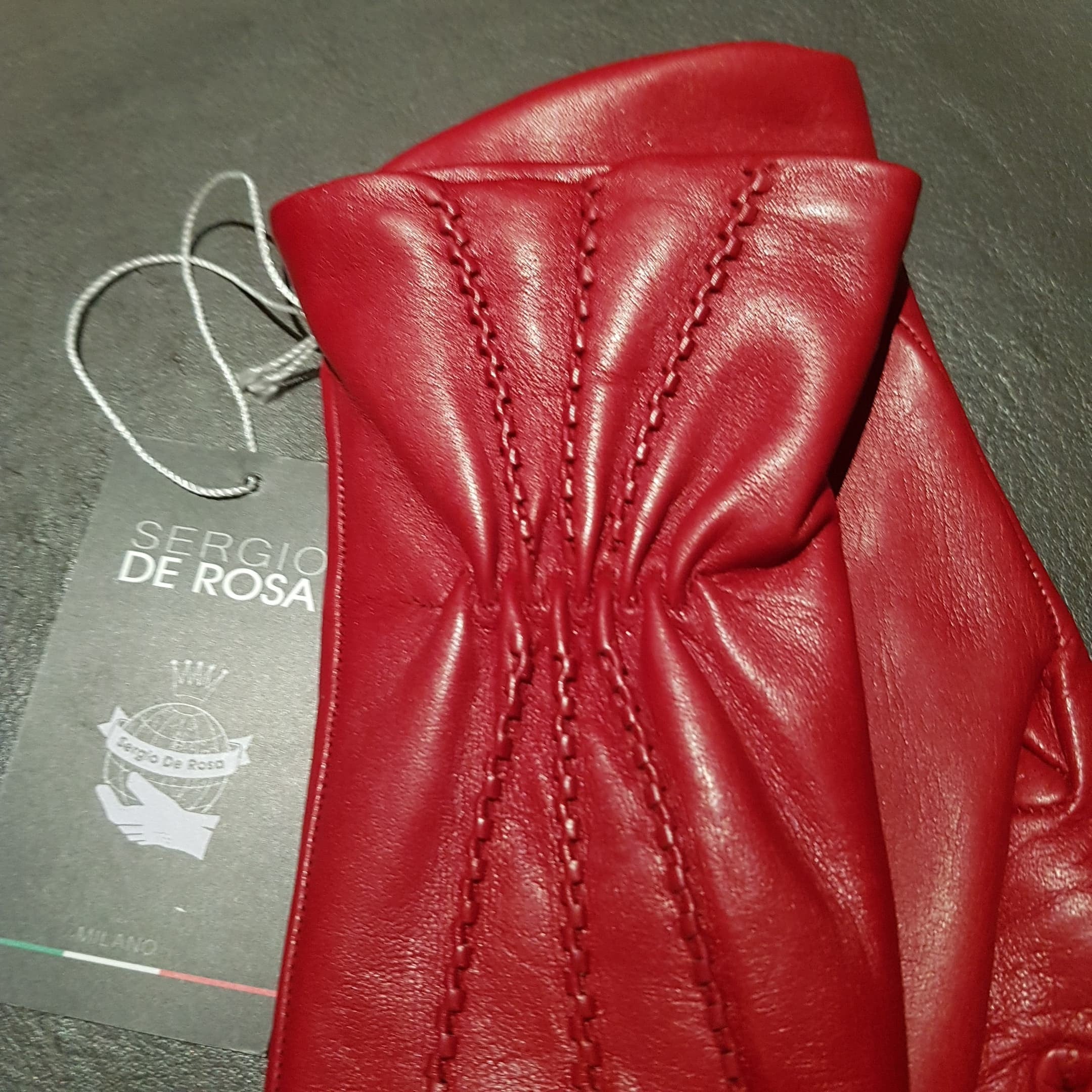 Gants cuir Sergio DE ROSA