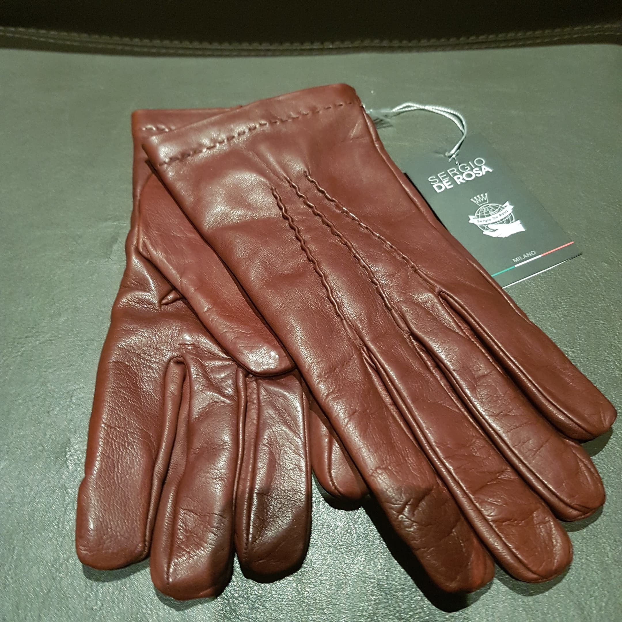 Gants cuir Sergio DE ROSA