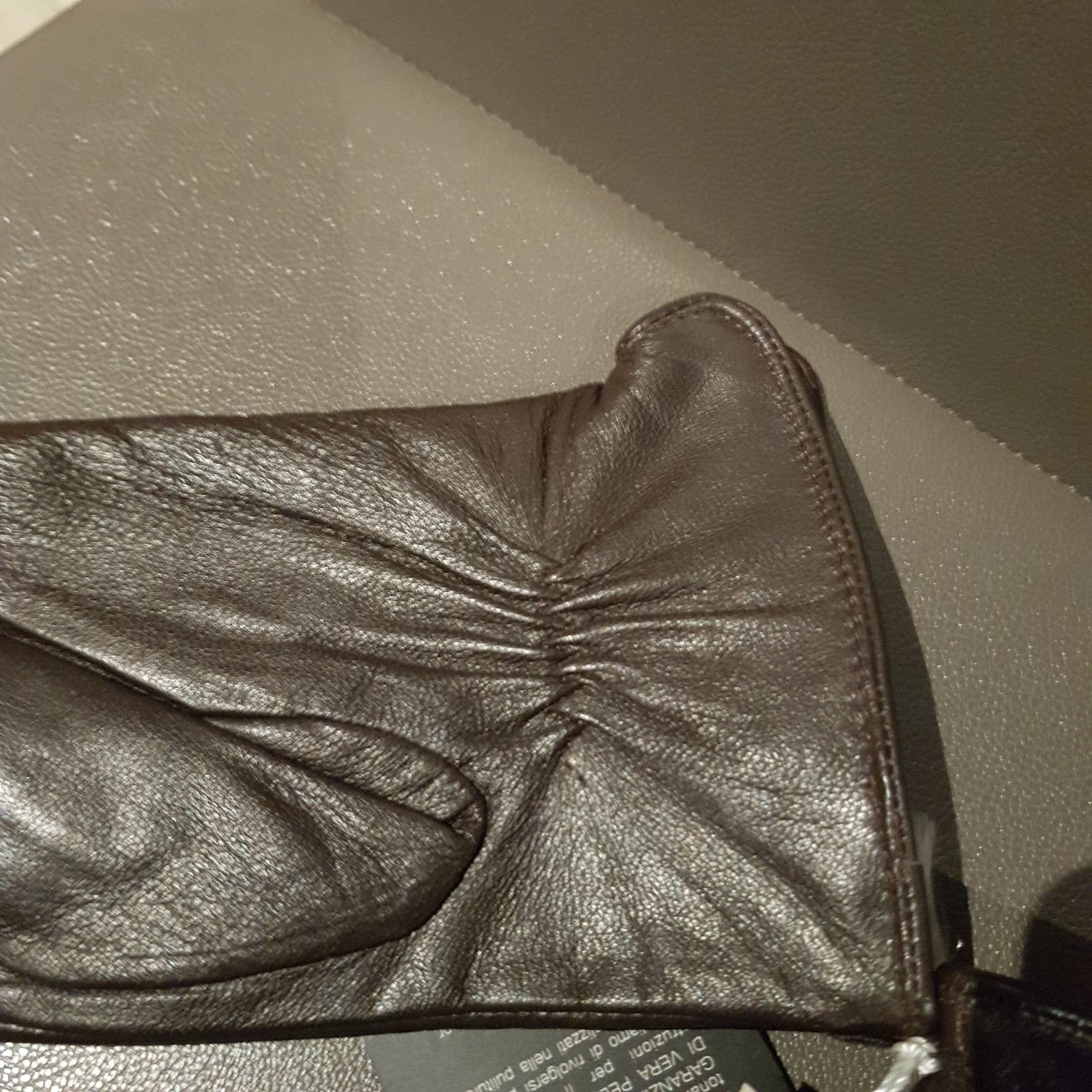 Gants cuir Sergio DE ROSA
