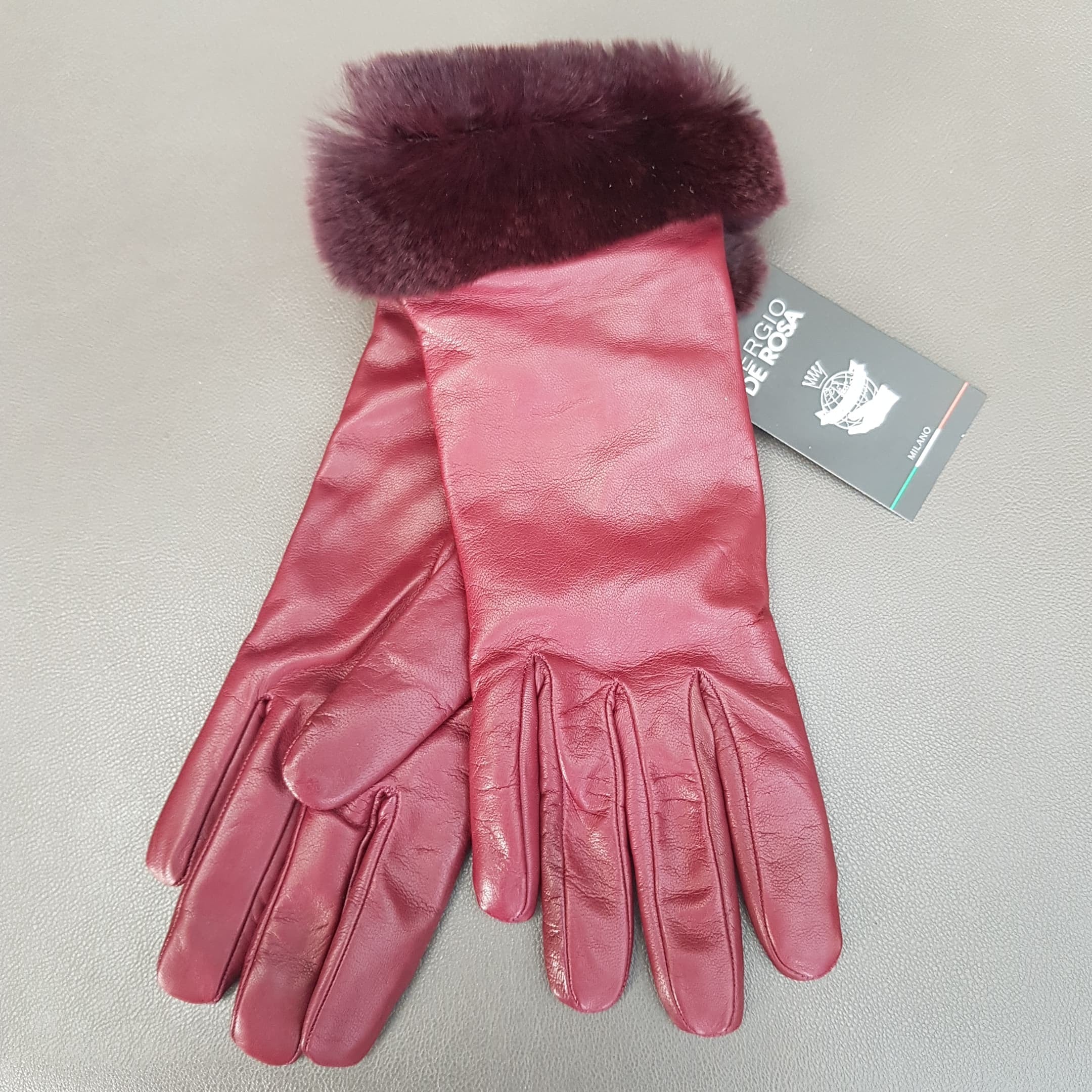 Gants cuir Sergio DE ROSA