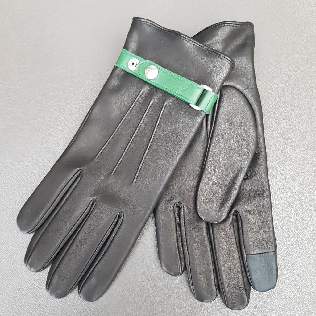 Gants cuir Calvin Klein