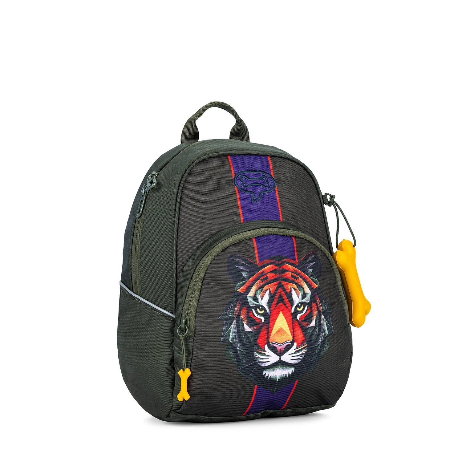Sac à dos maternelle Stones and Bones Laurel TIGER FACET khaki