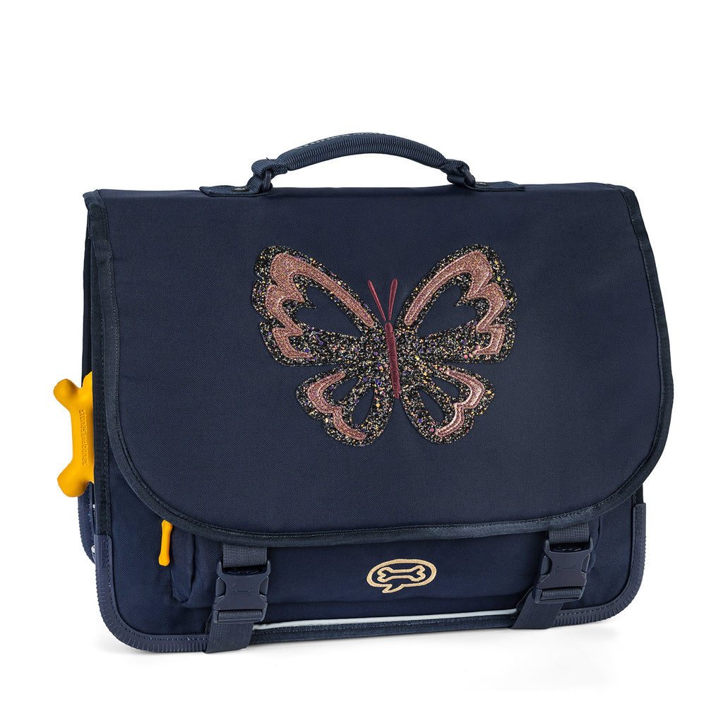 Stones And Bones Cedar GLITTER BUTTERFLY navy