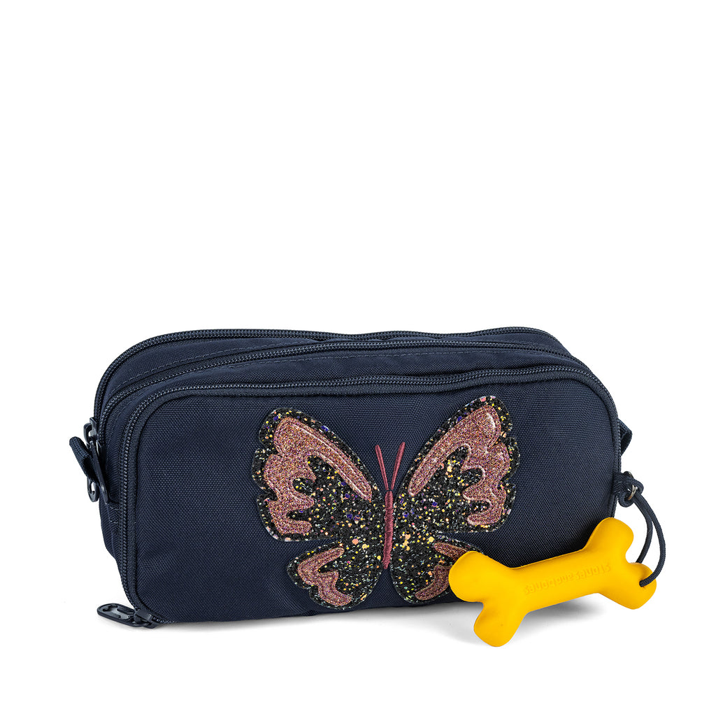 Stones And Bones Plumier Rowan GLITTER BUTTERFLY navy