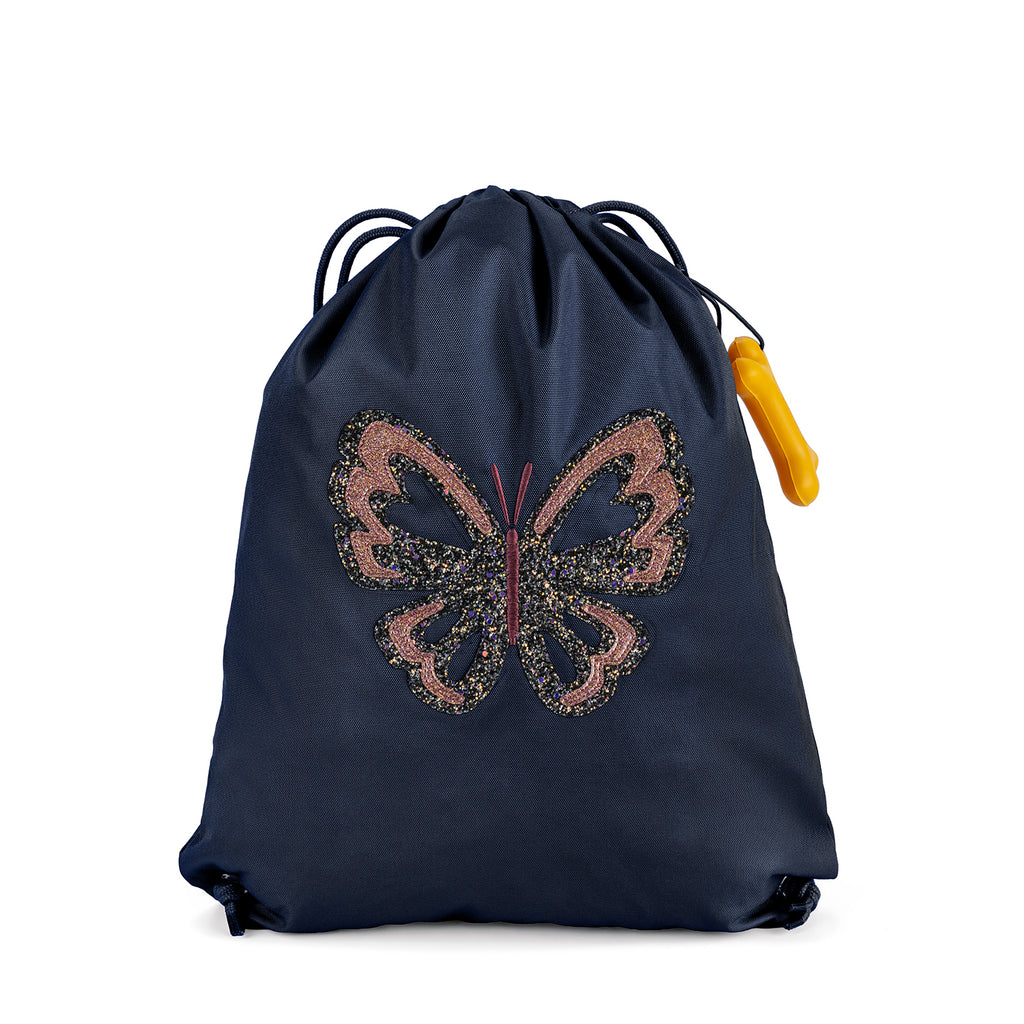 Stones And Bones Sac de sport Hazel Glitter Butterfly Navy