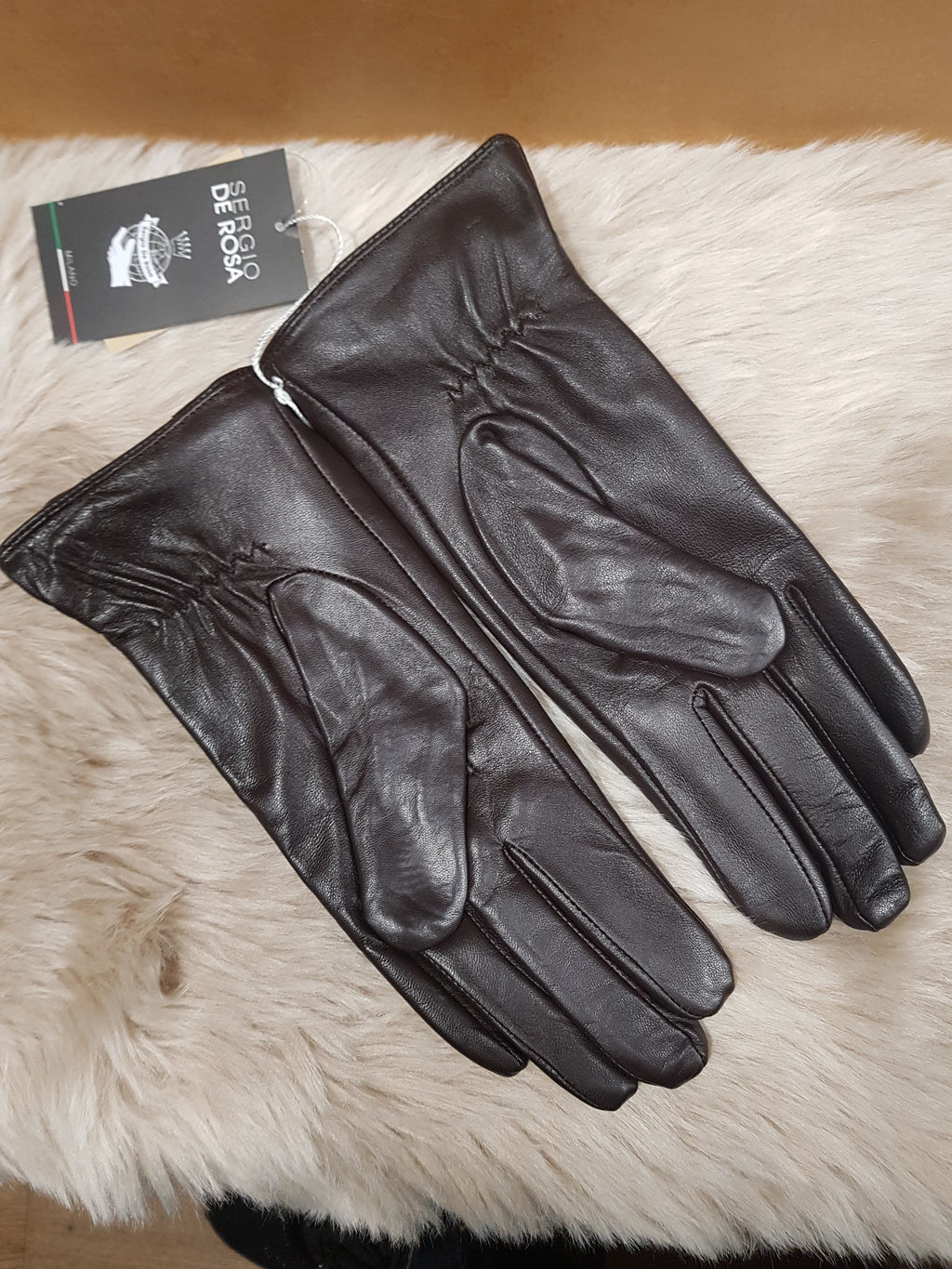 Gants cuir Sergio DE ROSA