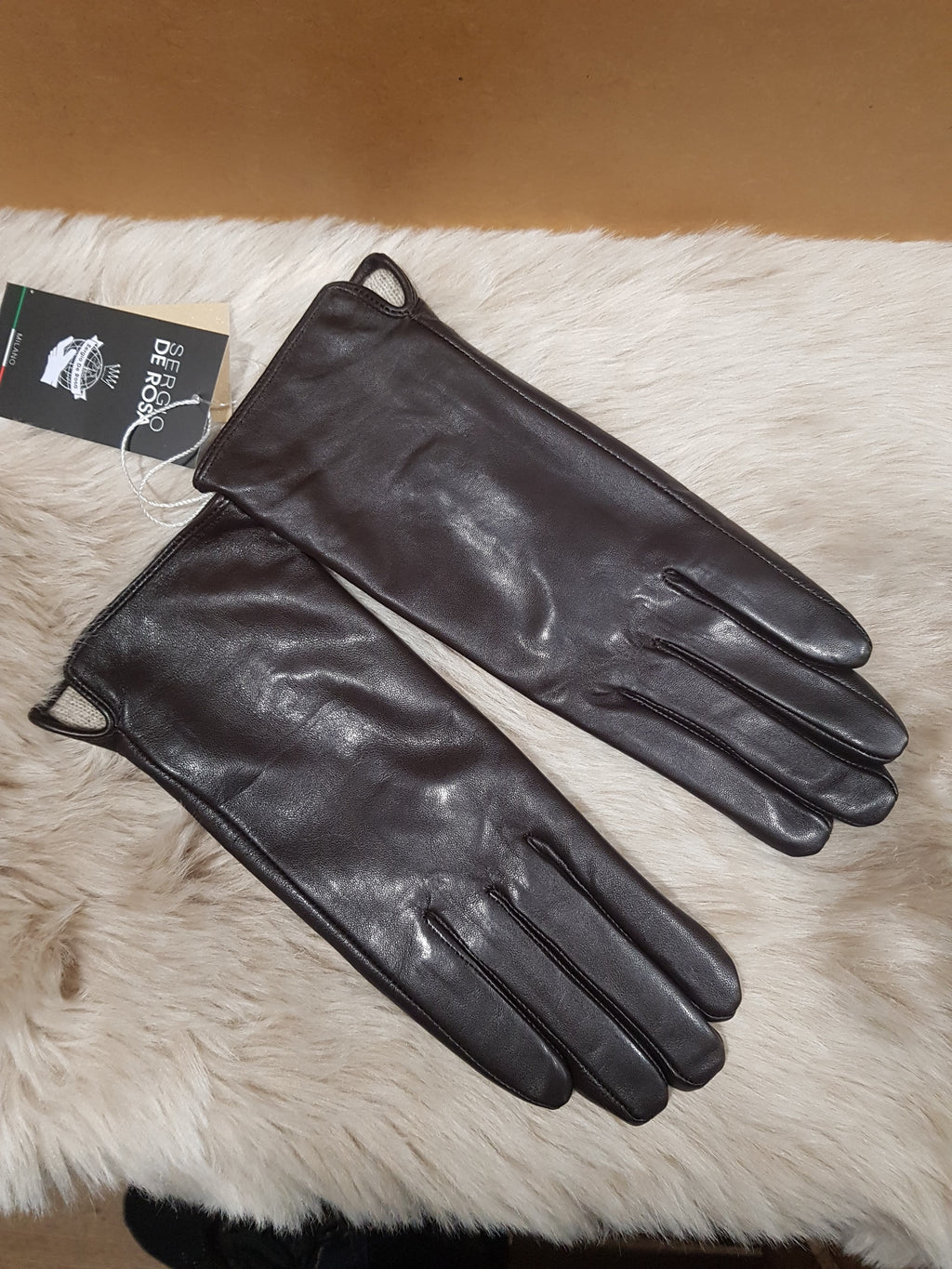 Gants cuir Sergio DE ROSA