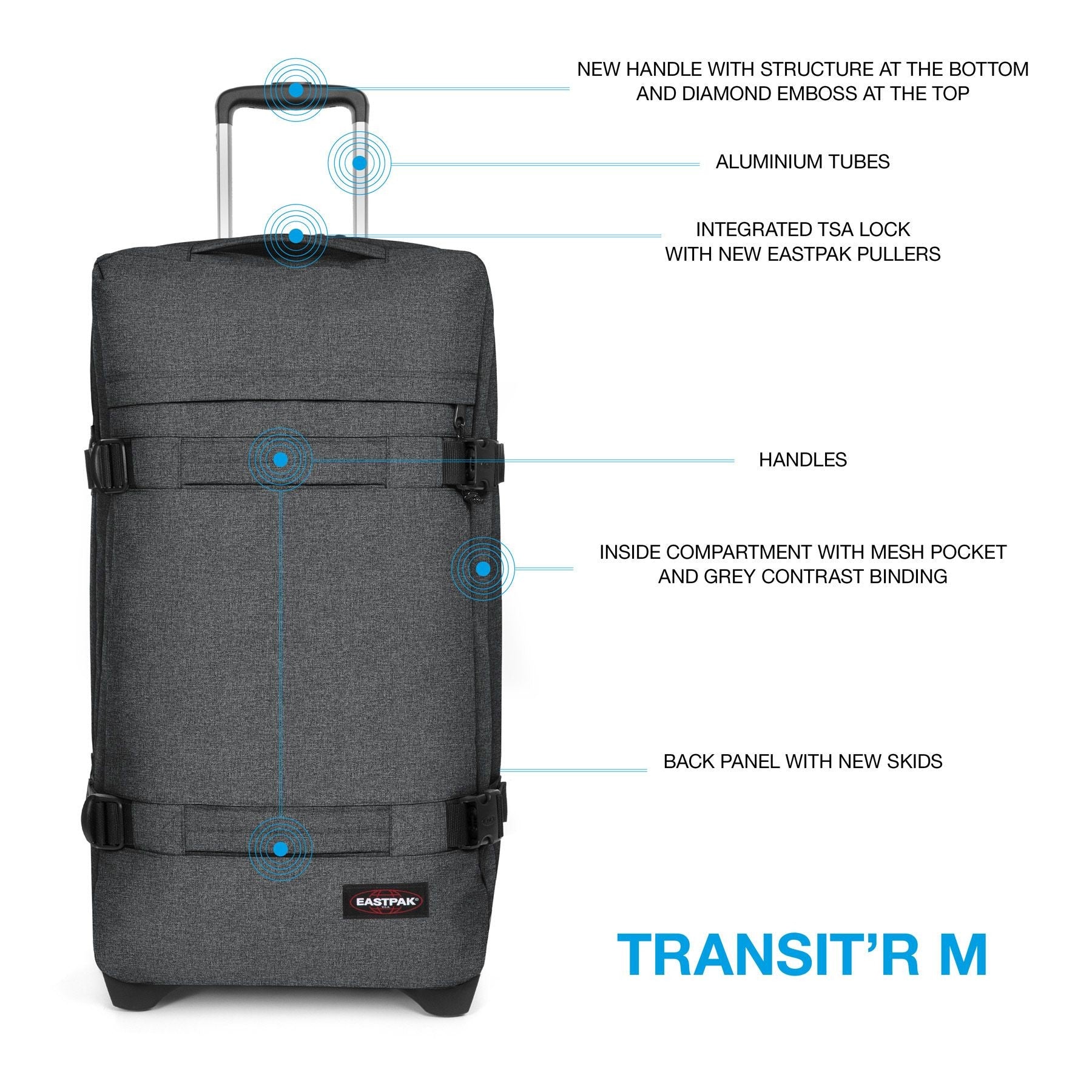 Valise Transit'R M Tarp Black