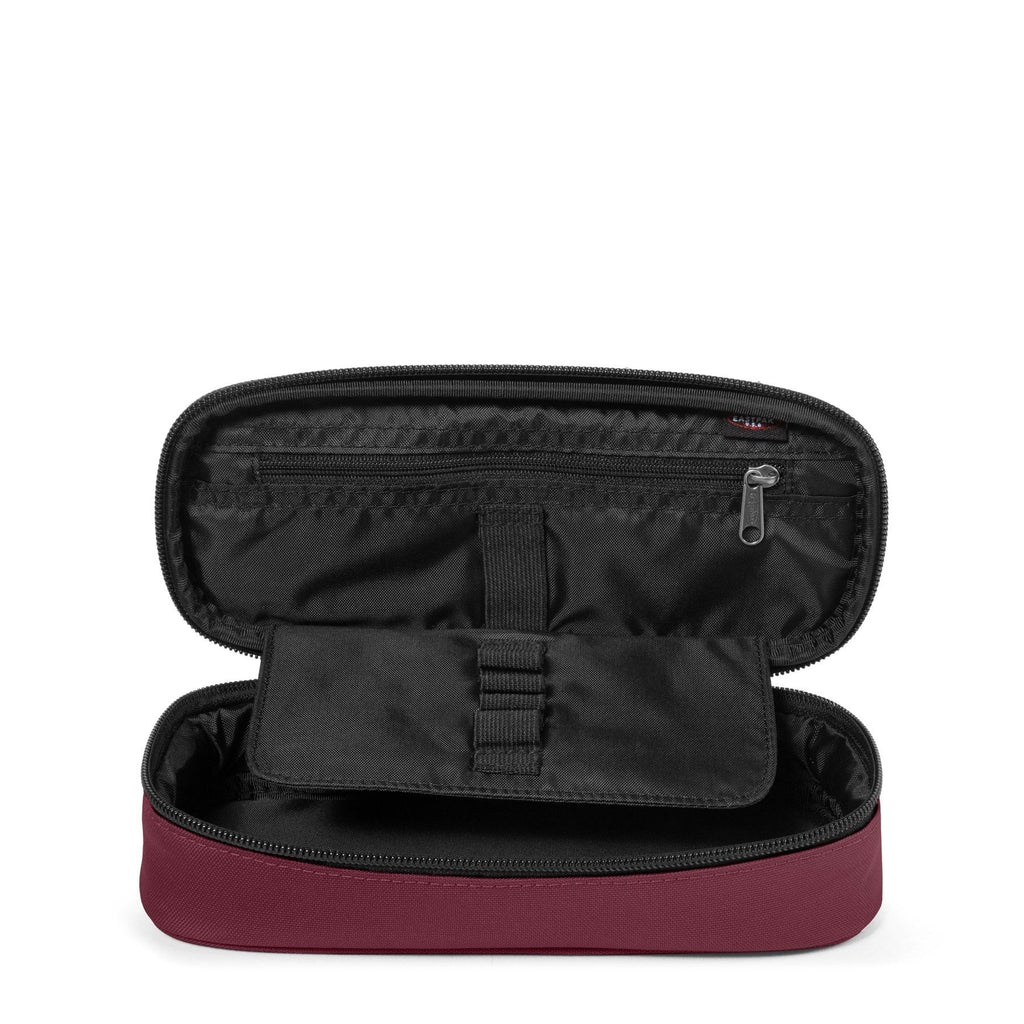 Oval Single Maroon Burgundy (rood)