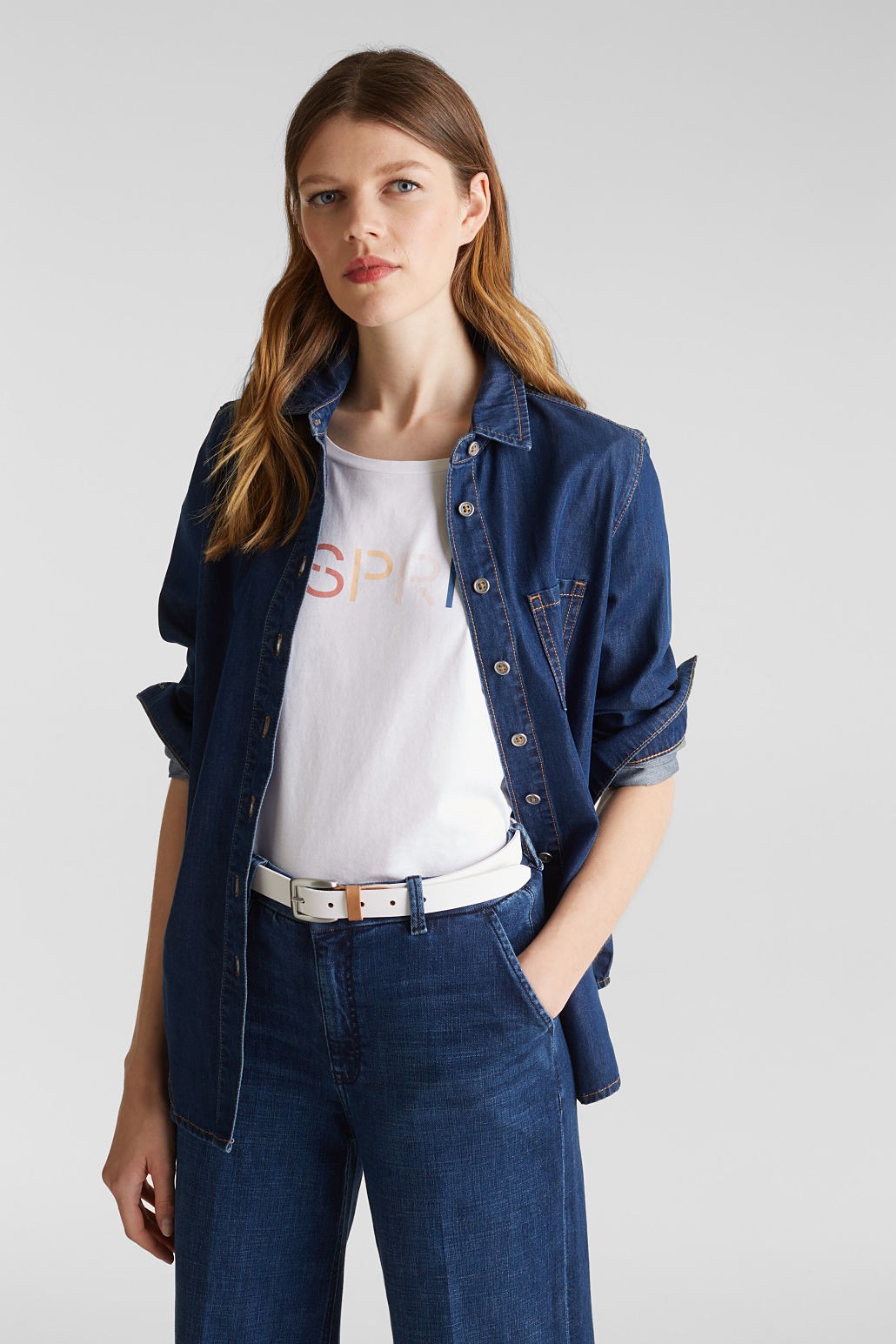ceinture en cuir de vachette