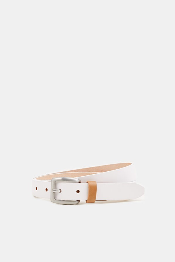 ceinture en cuir de vachette
