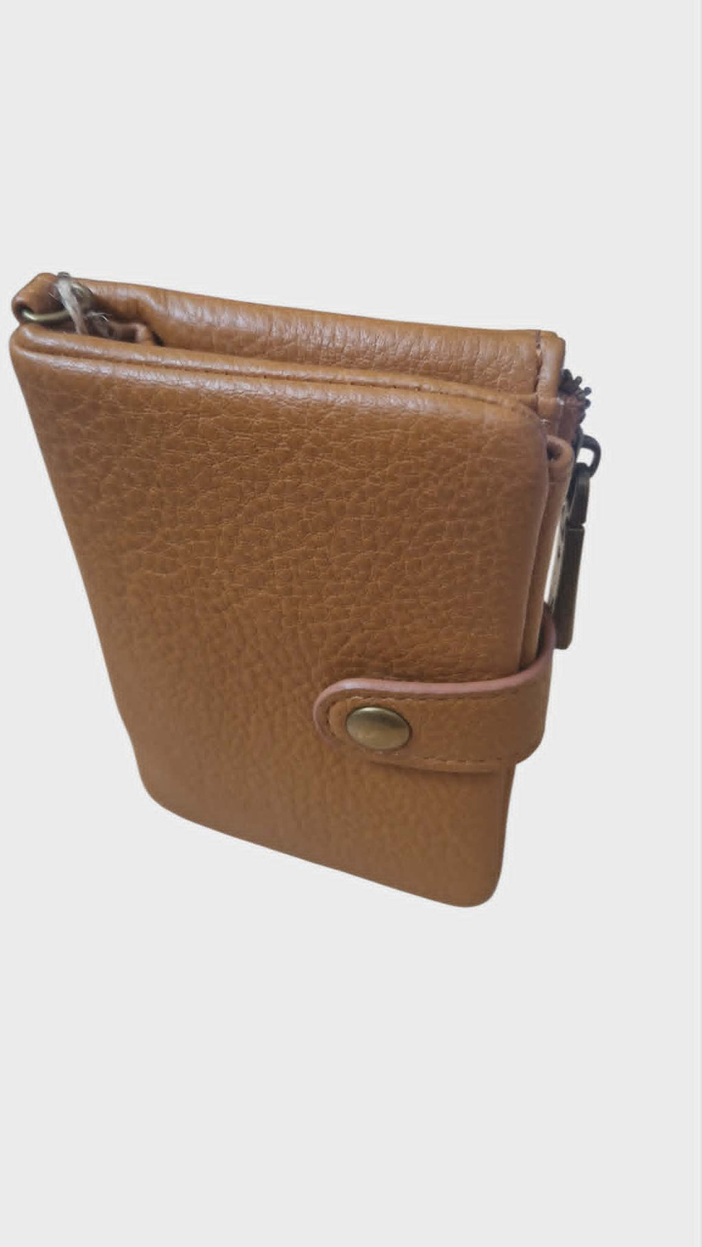 portefeuille mandoline Cognac