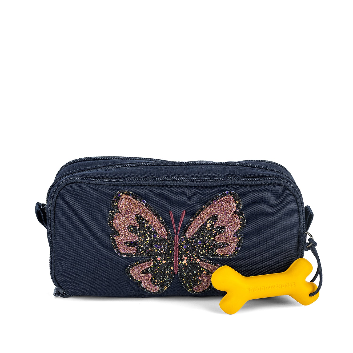Stones And Bones Plumier Rowan GLITTER BUTTERFLY navy