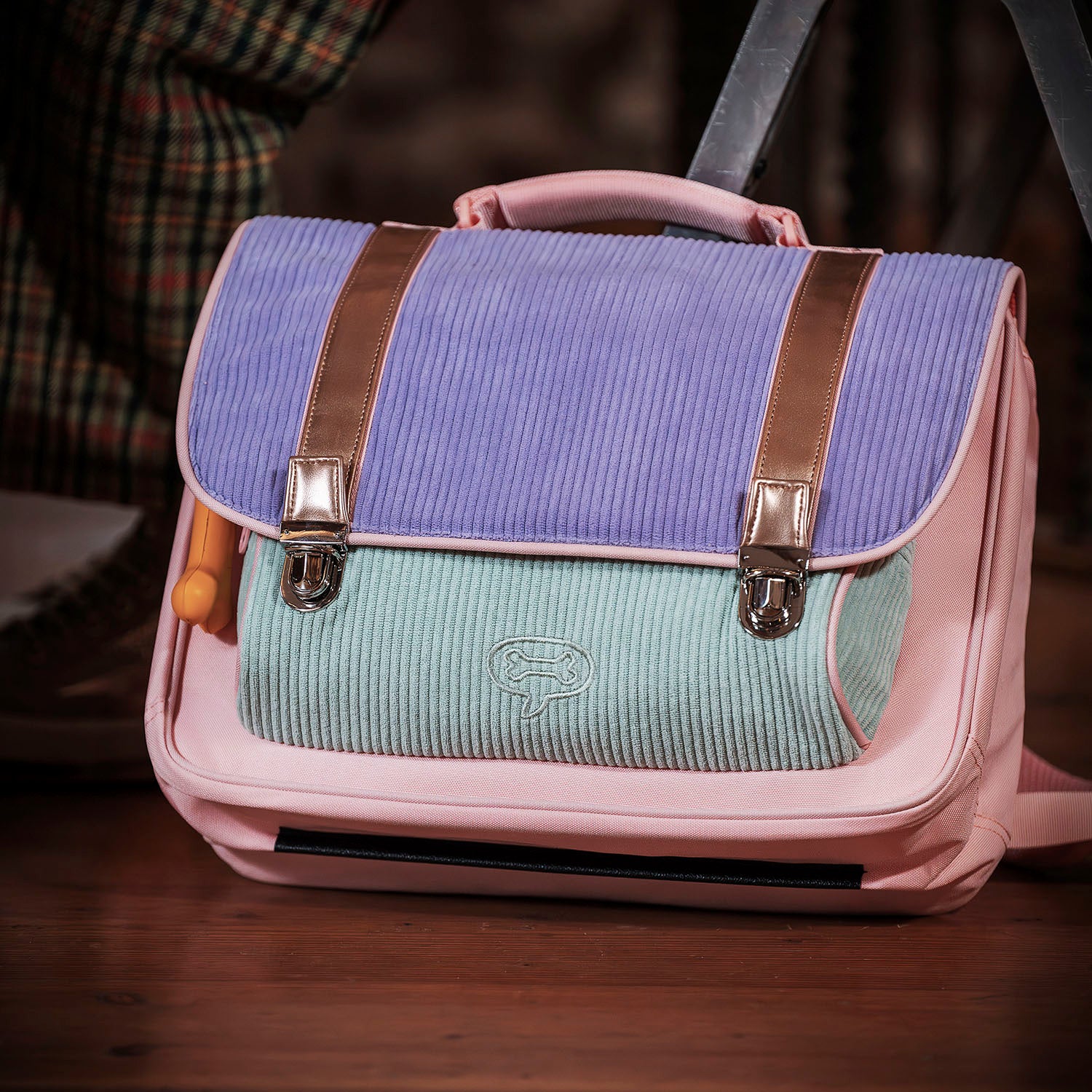 Stones and Bones Cassis - CORDUROY lavender + aqua