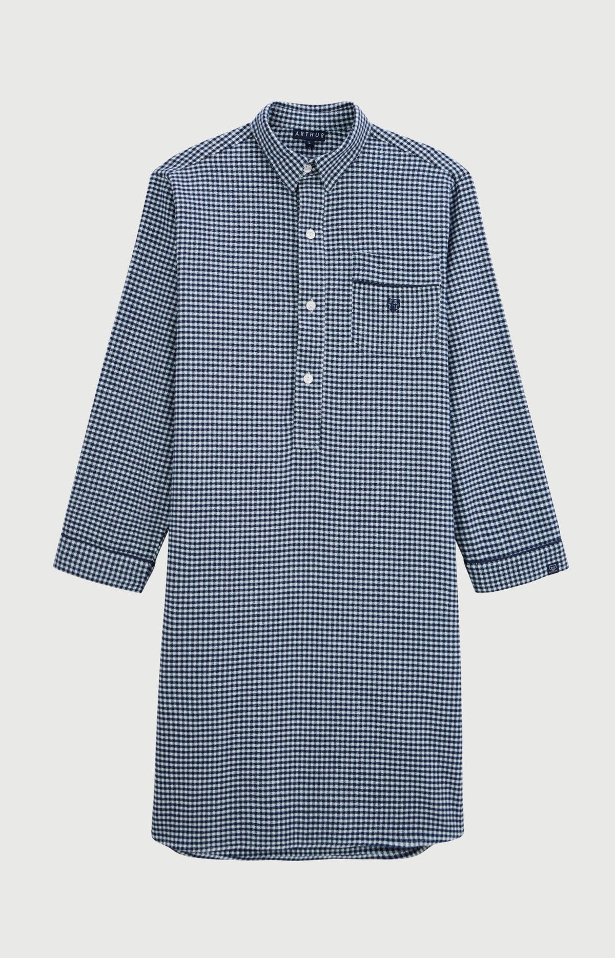 Chemise Grand-Père Arthur en flanelle de coton Elie