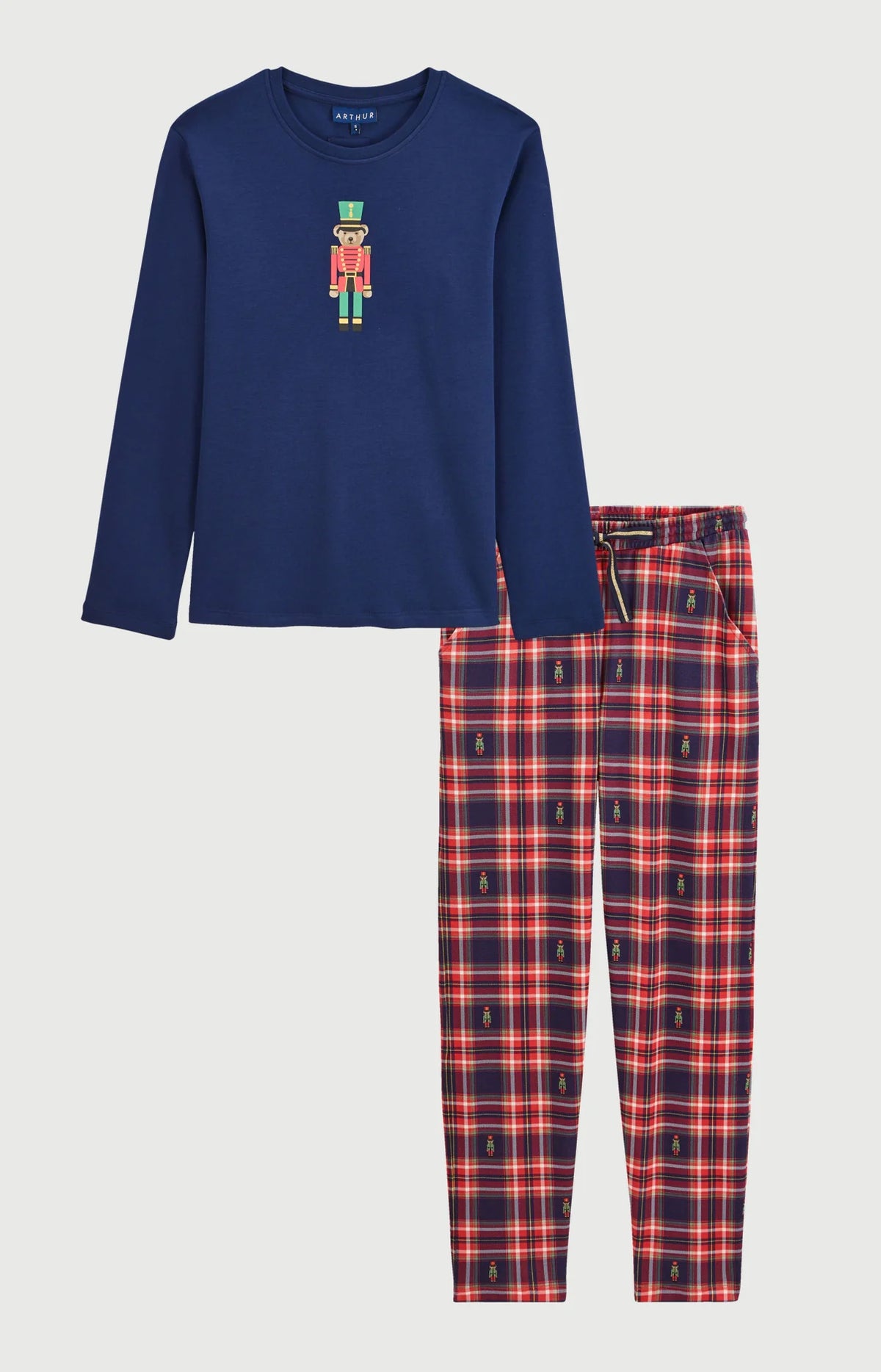 Pyjama Arthur en jersey de coton épais