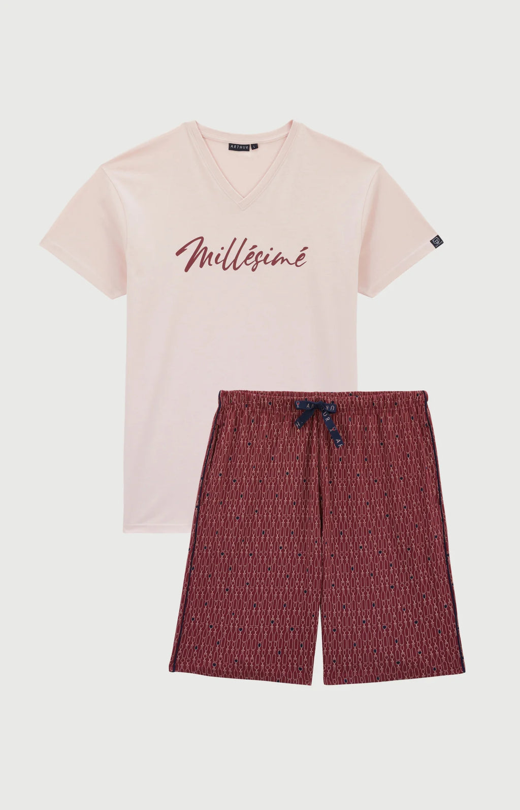 Pyjashort Arthur en jersey de coton léger Millésimé