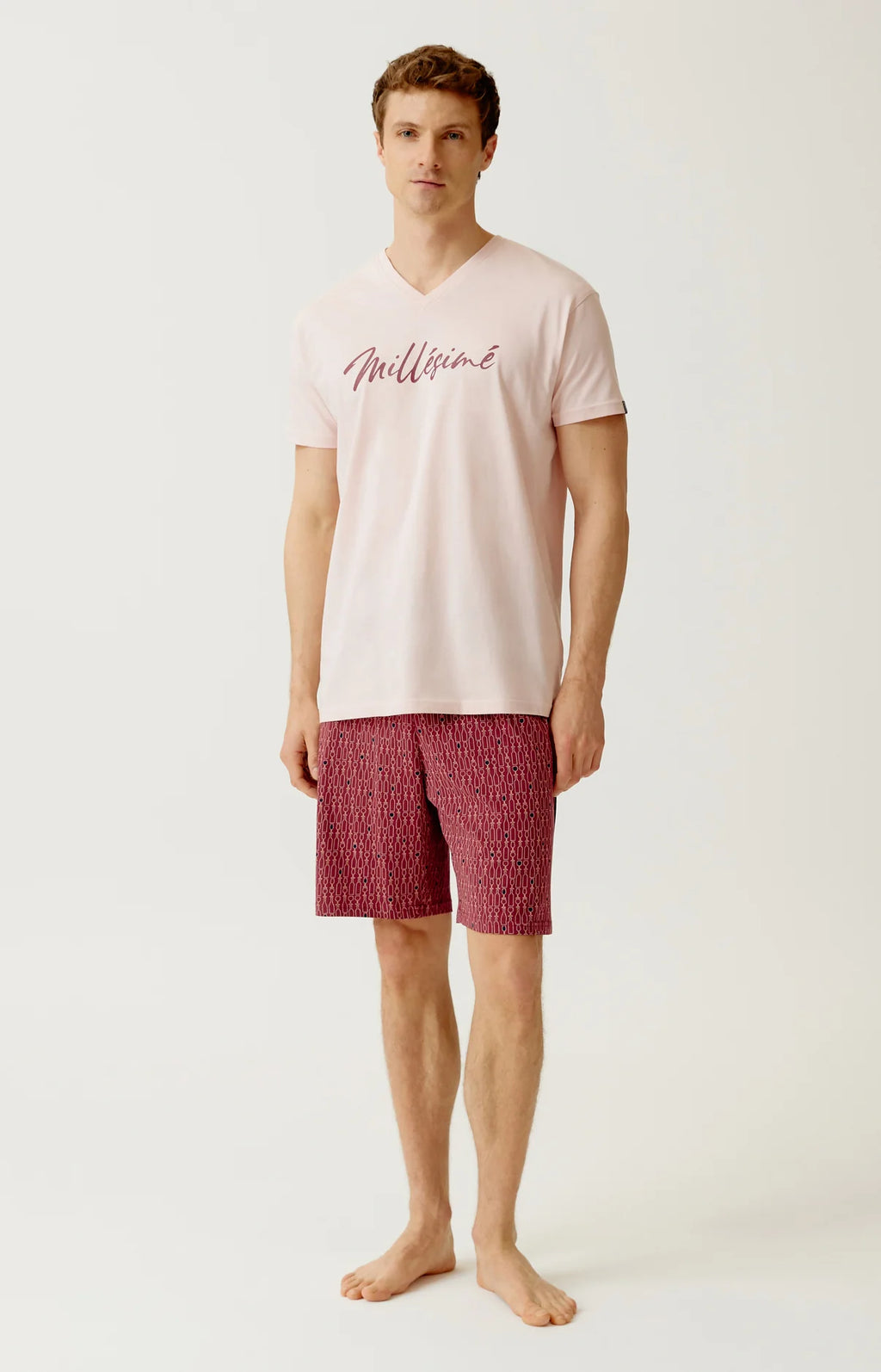 Pyjashort Arthur en jersey de coton léger Millésimé