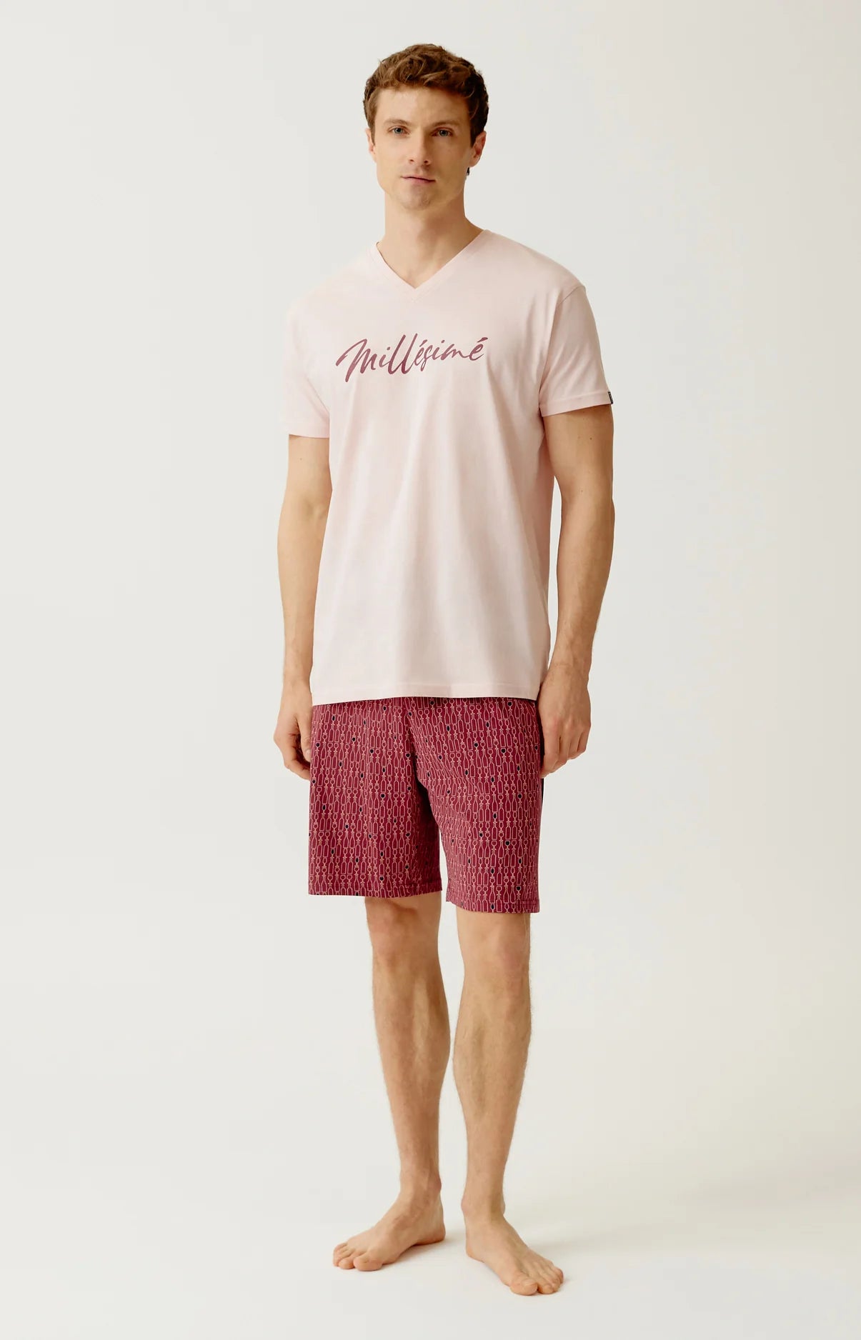 Pyjashort Arthur en jersey de coton léger Millésimé