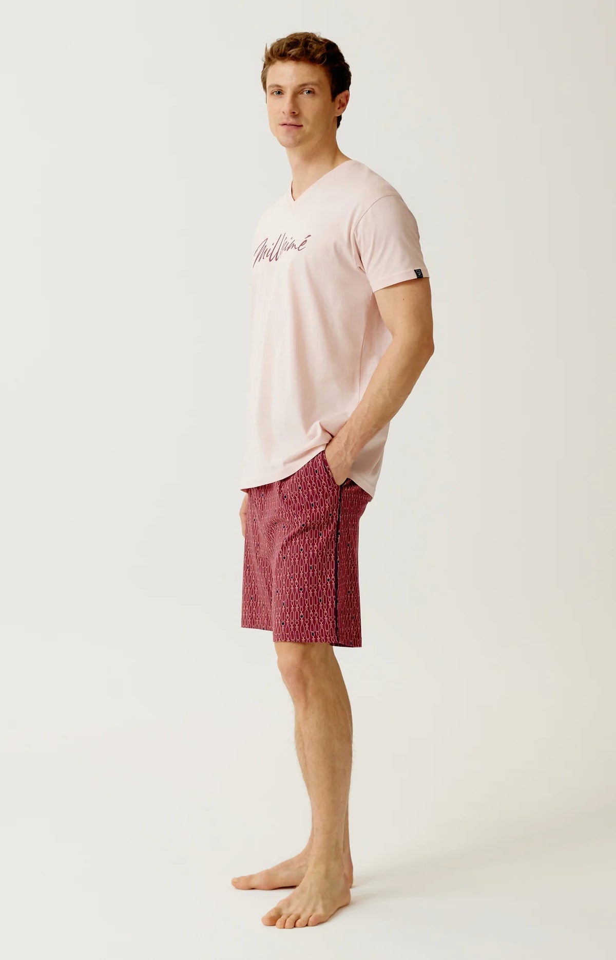 Pyjashort Arthur en jersey de coton léger Millésimé