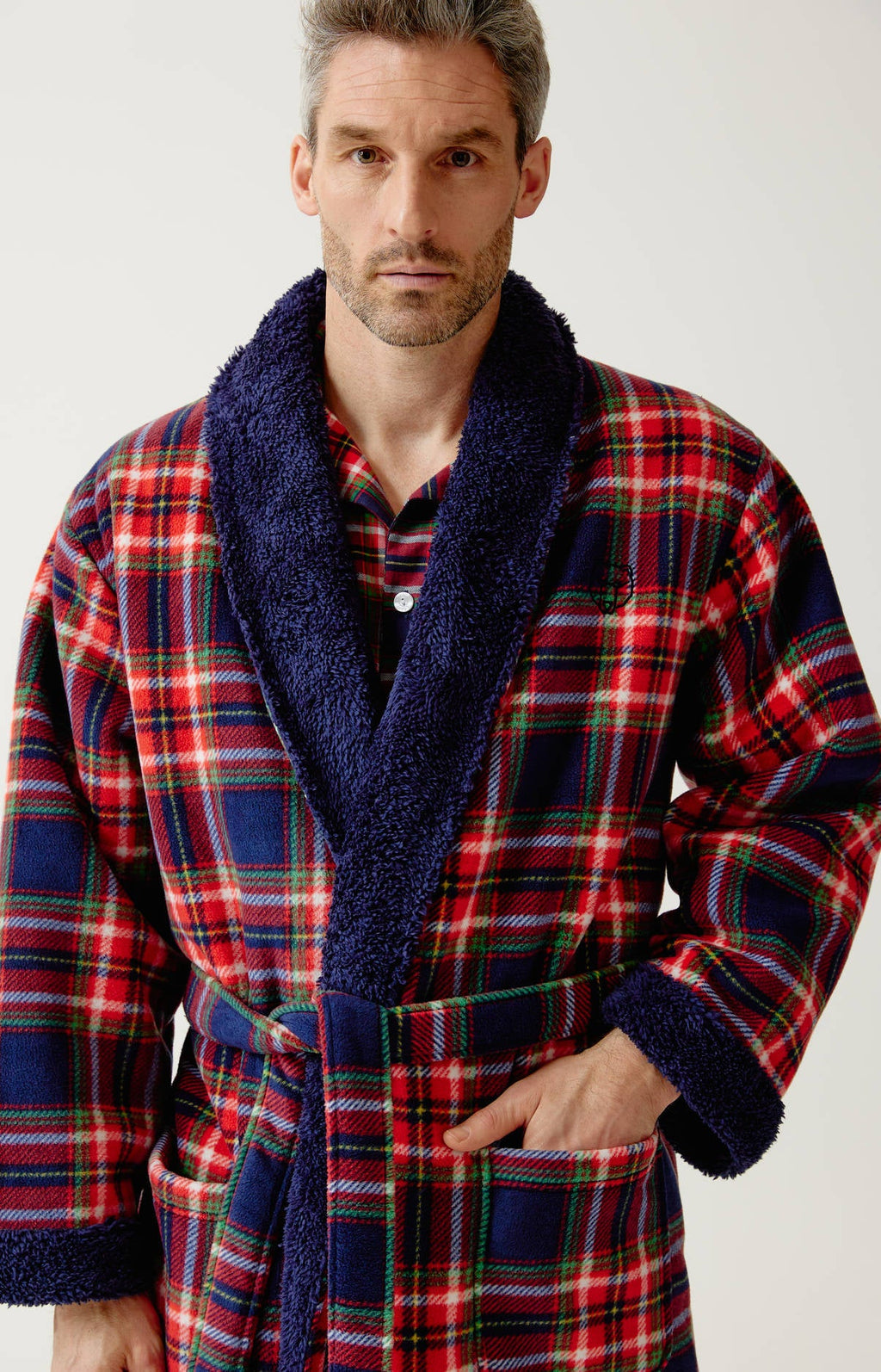 Robe de chambre en polaire Léon