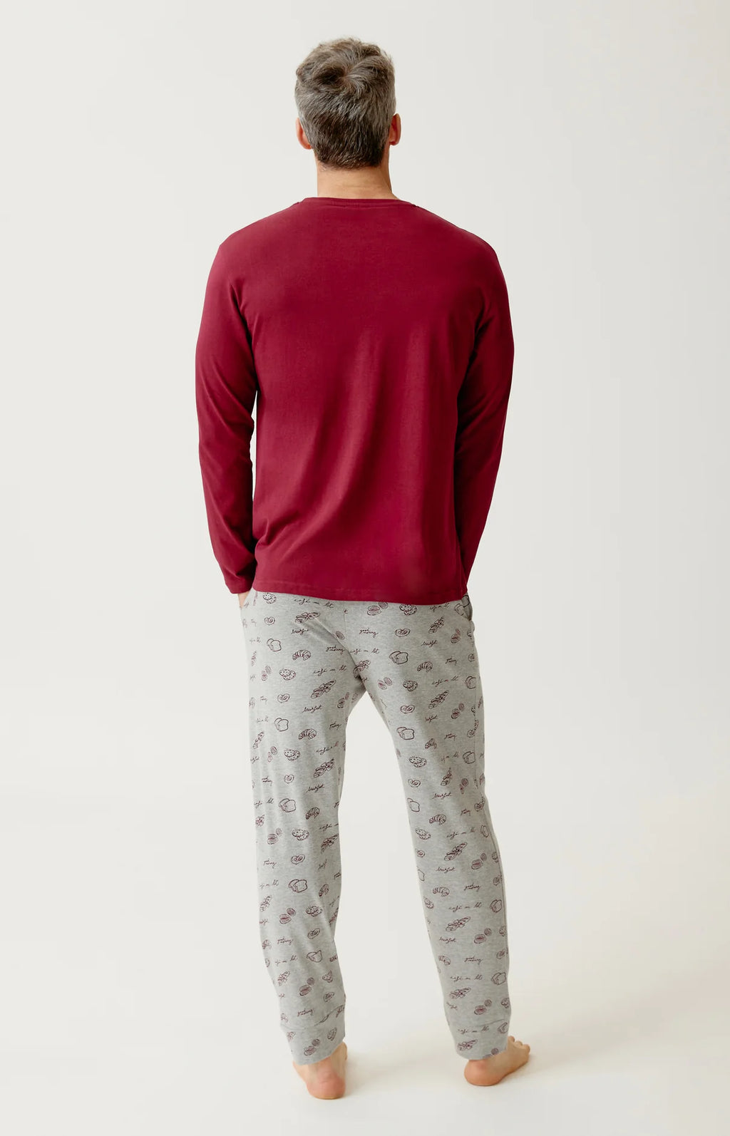 Pyjama Arthur en jersey de coton léger P'tit dej au lit