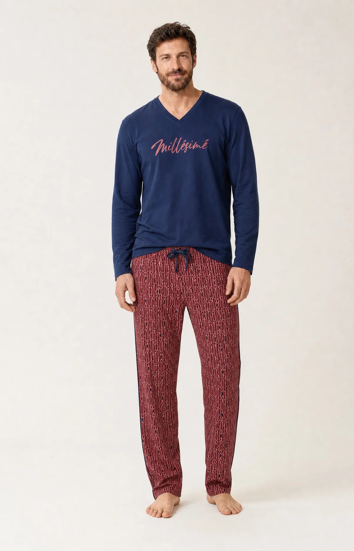 Pyjama Arthur en jersey de coton épais Millésimé