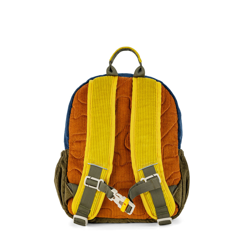 Sac à dos Stones and Bones Ash Corduroy indigo+cognac