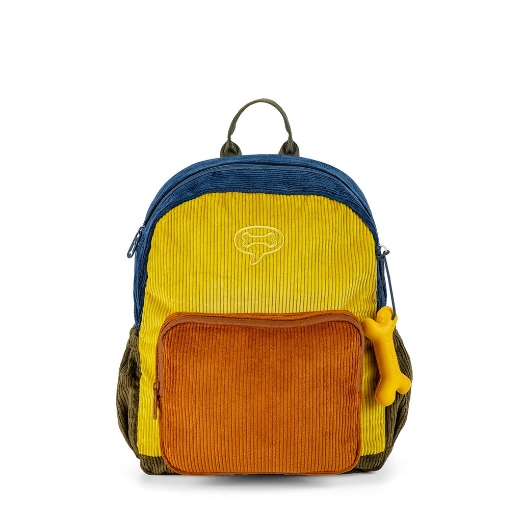 Sac à dos Stones and Bones Ash Corduroy indigo+cognac