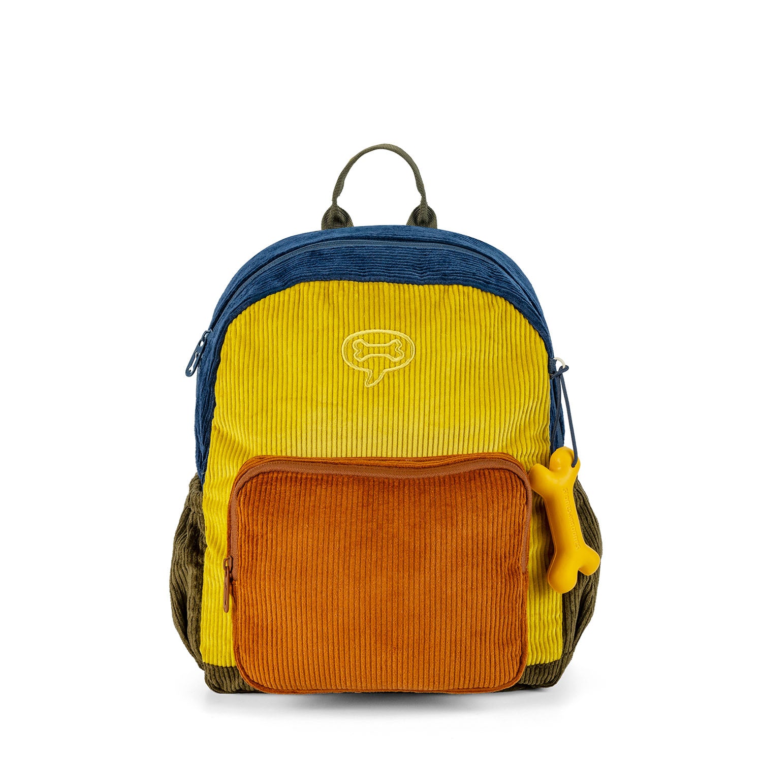 Sac à dos Stones and Bones Ash Corduroy indigo+cognac