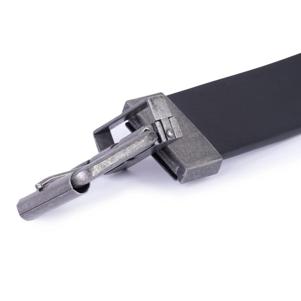 Ceinture Isotoner Homme 2 en 1 réversible Noir/Marron
