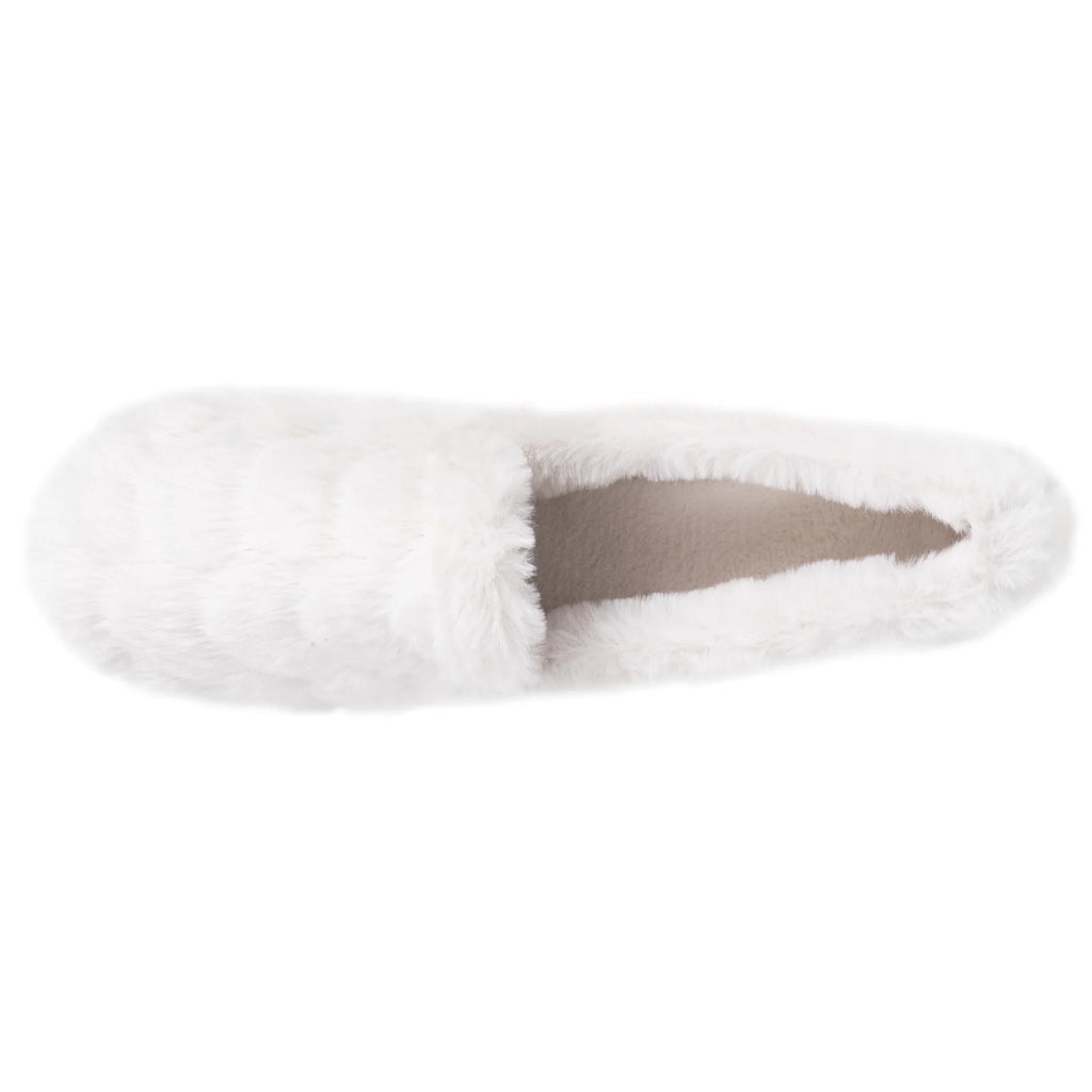 Chaussons Charentaises ISOTONER Femme Ivoire doux