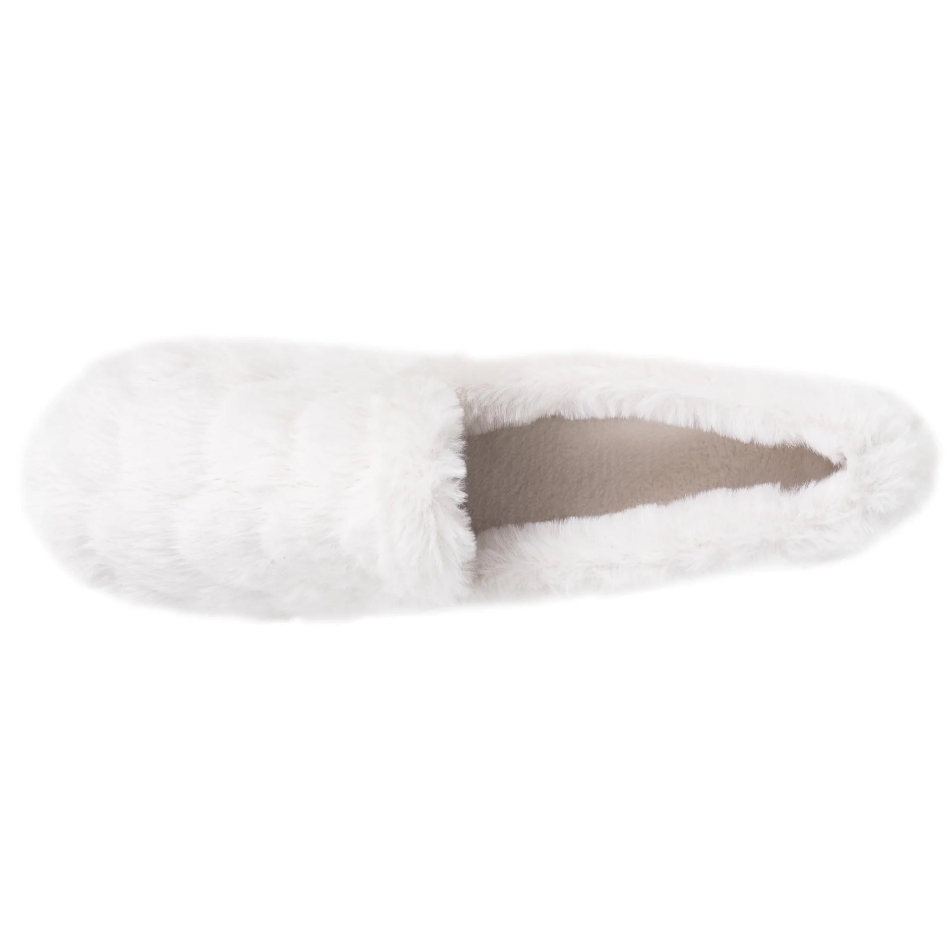 Chaussons Charentaises ISOTONER Femme Ivoire doux