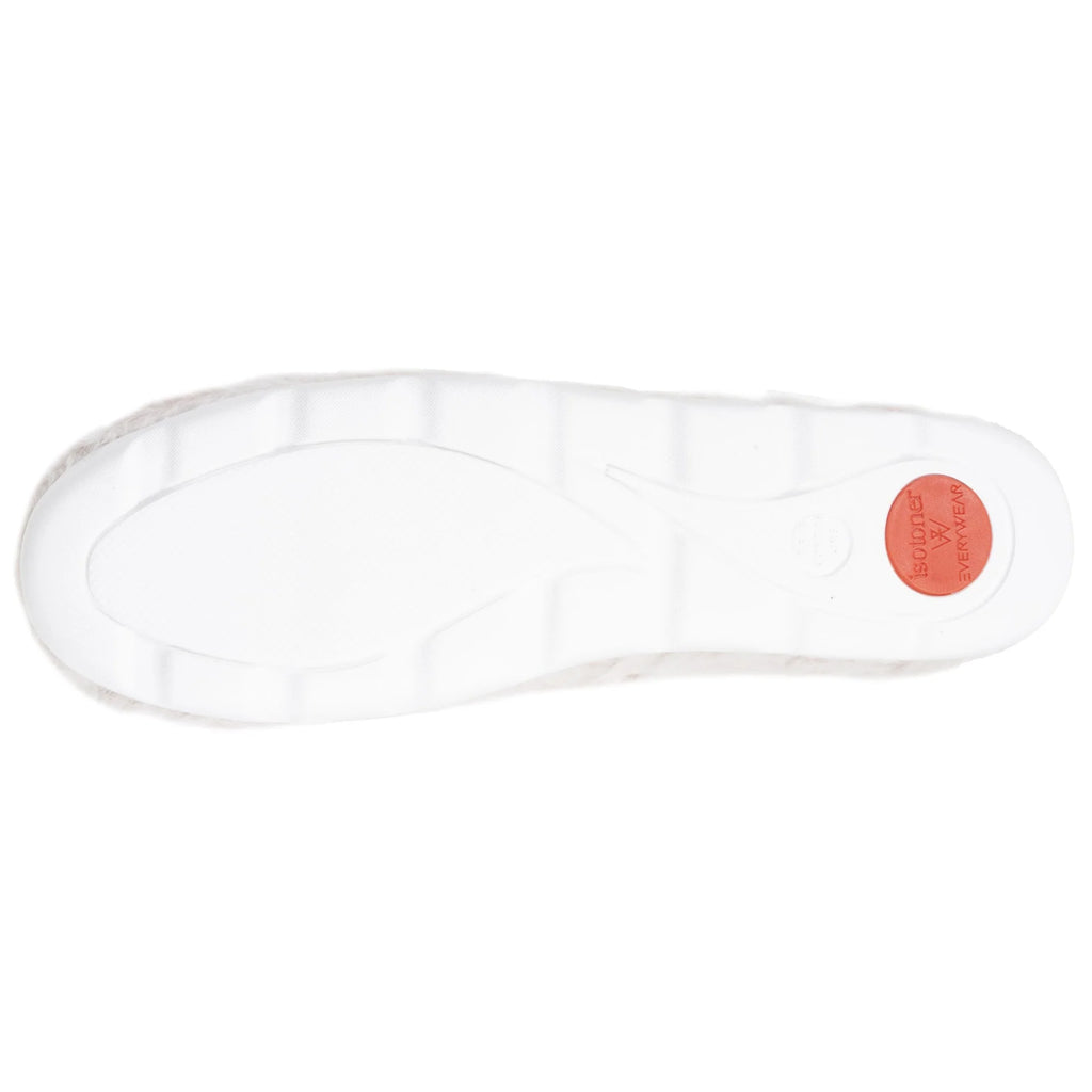 Chaussons Charentaises ISOTONER Femme Ivoire doux