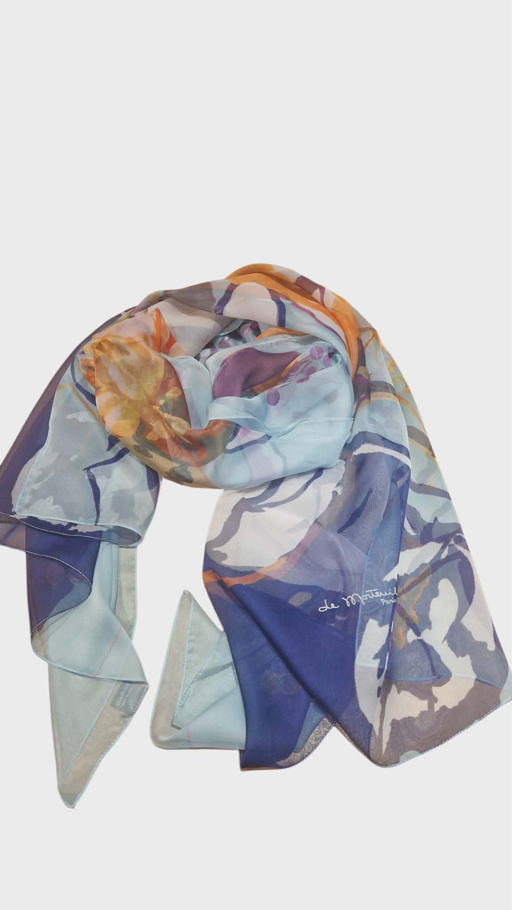 Foulard De Morteuil bleu
