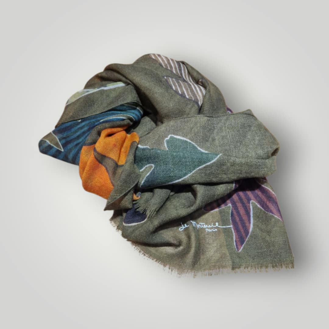 Foulard De Morteuil Kaki