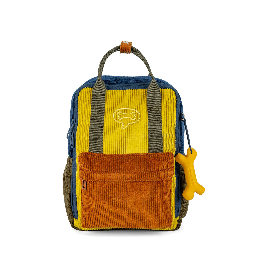 Sac à dos Stones and Bones Ivy Corduroy indigo+cognac