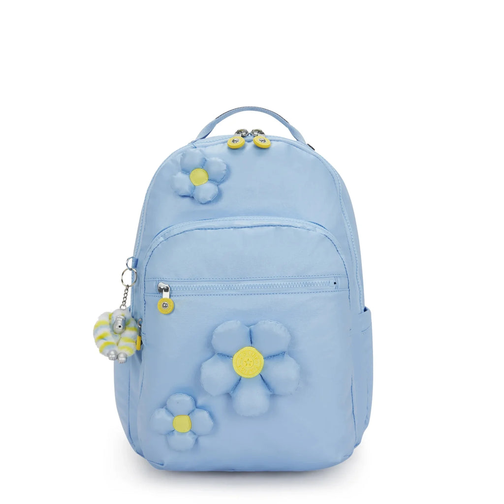 Sac à dos SEOUL Lap Kipling Bloom Crush Metallic