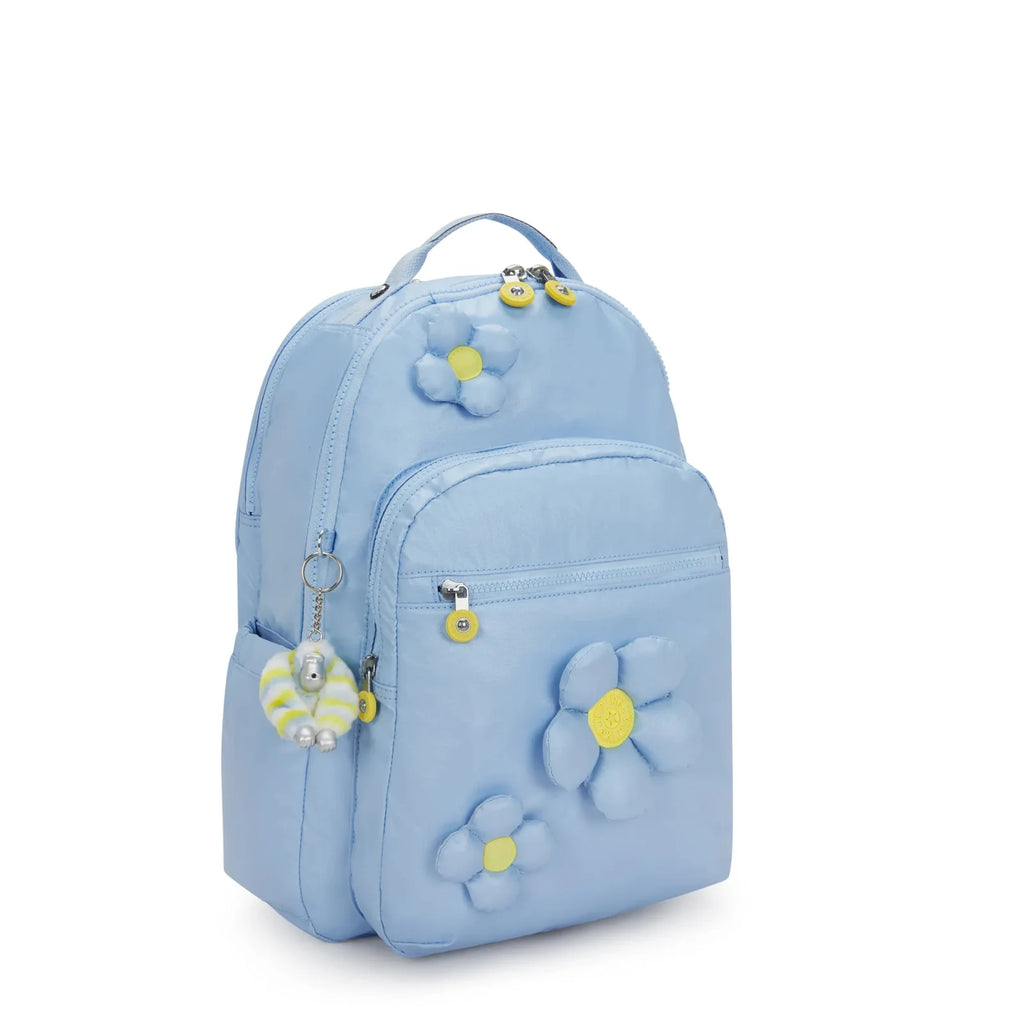 Sac à dos SEOUL Lap Kipling Bloom Crush Metallic