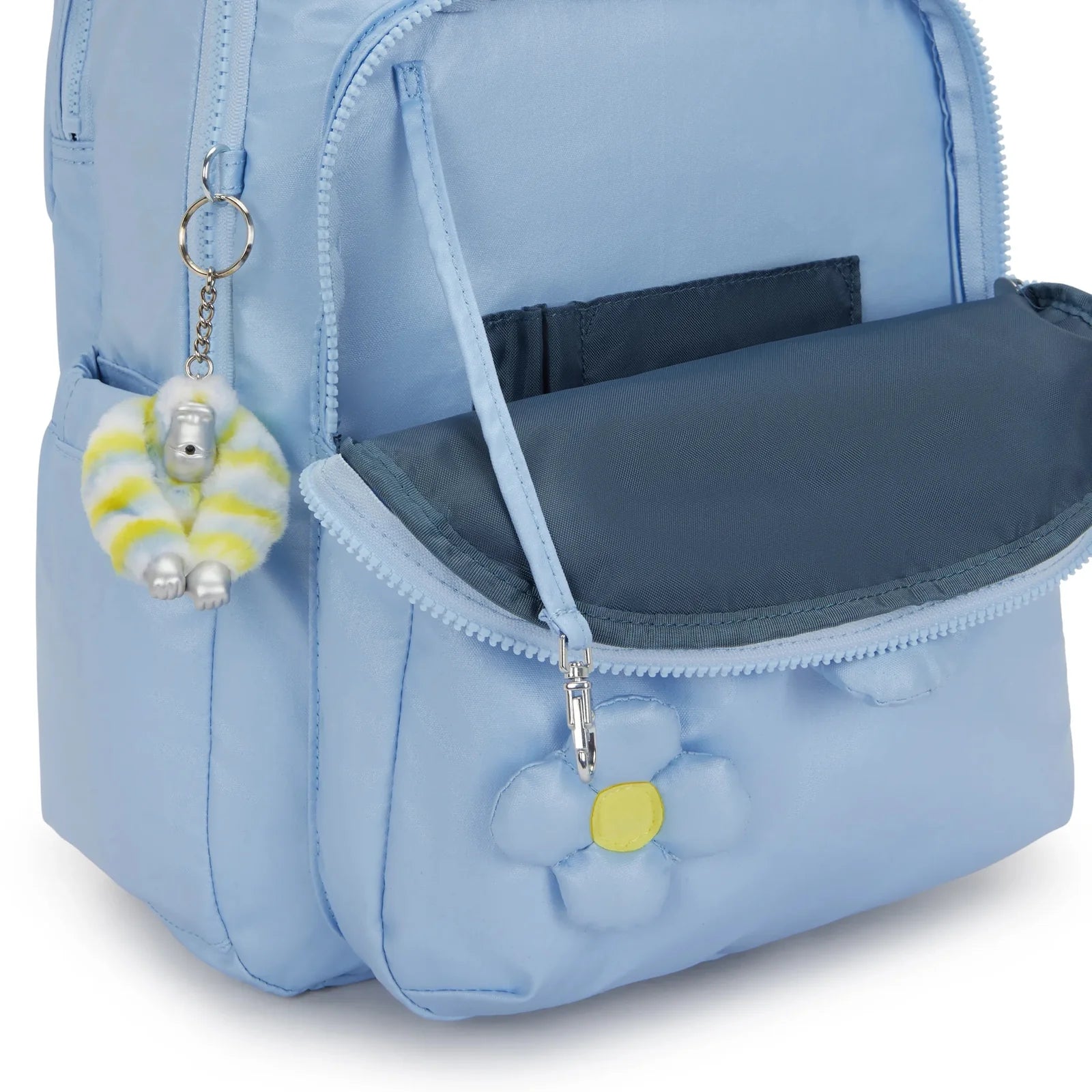 Sac à dos SEOUL Lap Kipling Bloom Crush Metallic