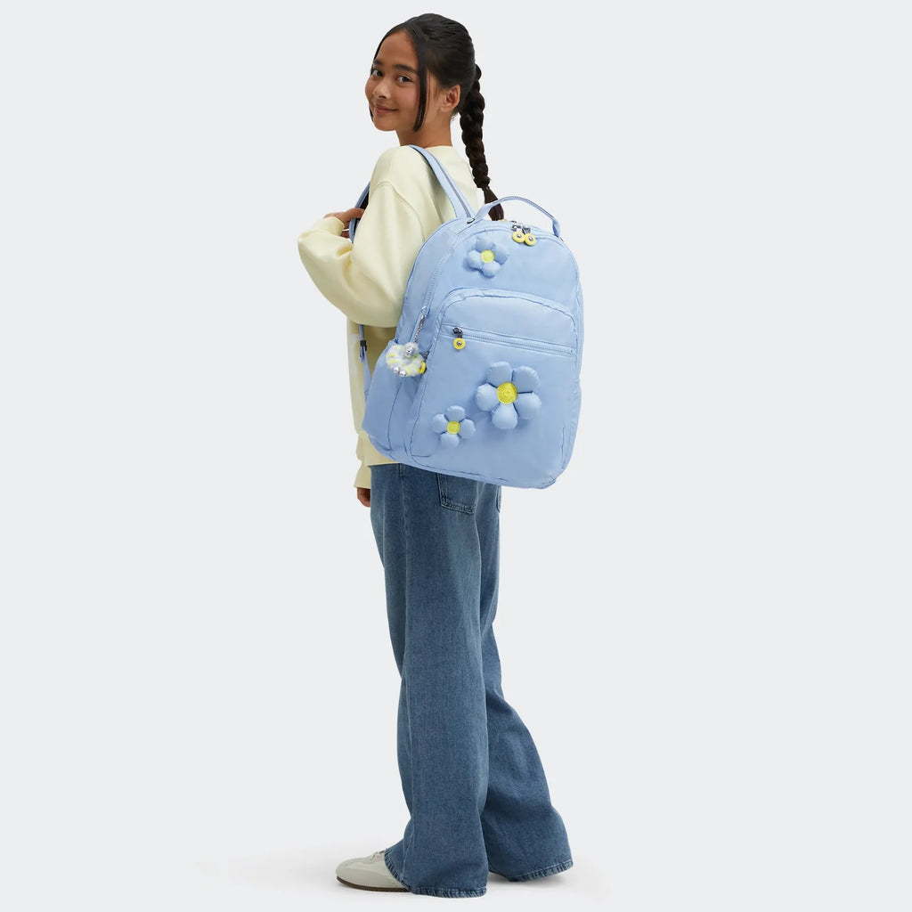 Sac à dos SEOUL Lap Kipling Bloom Crush Metallic