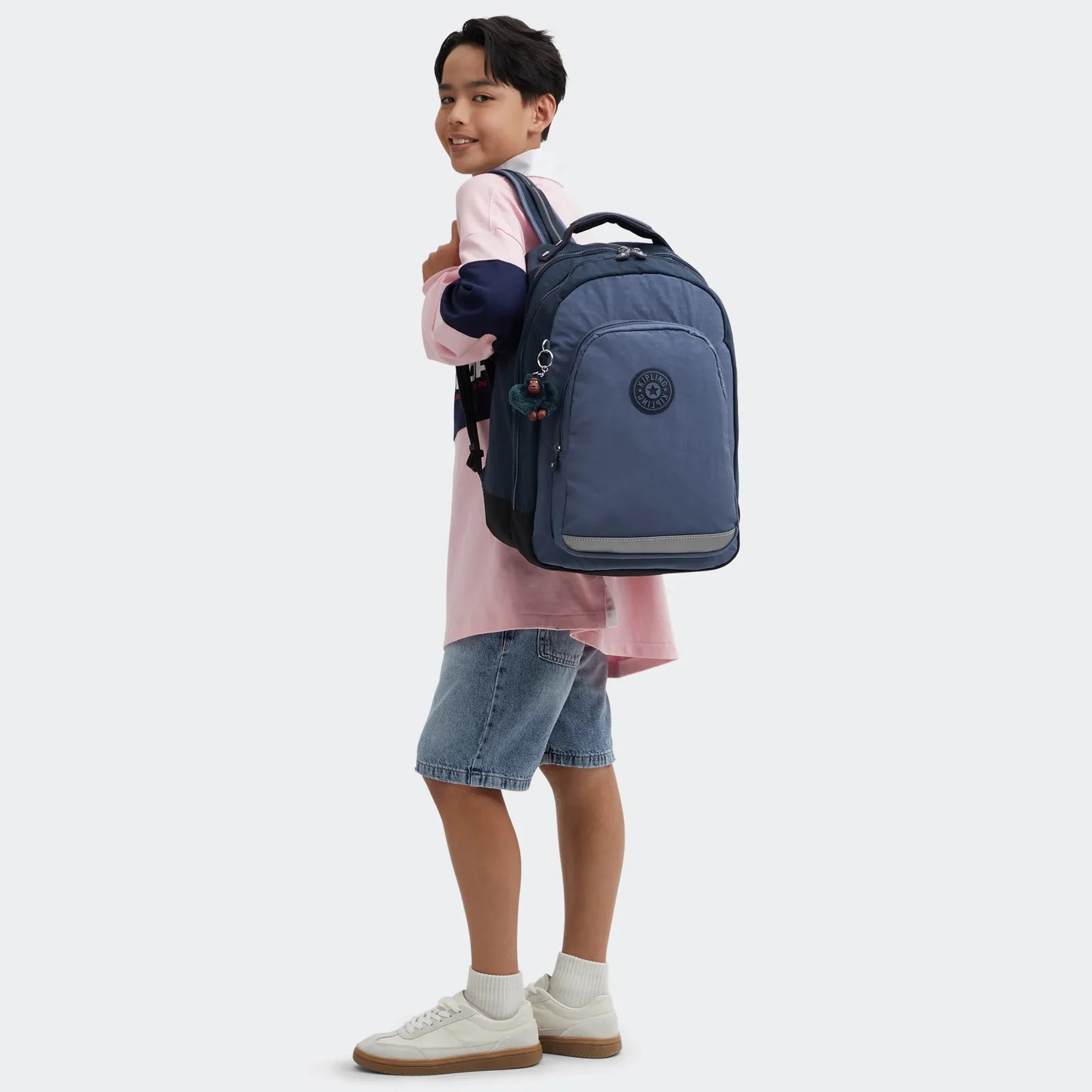 Sac à dos Class Room KIPLING Game Grey