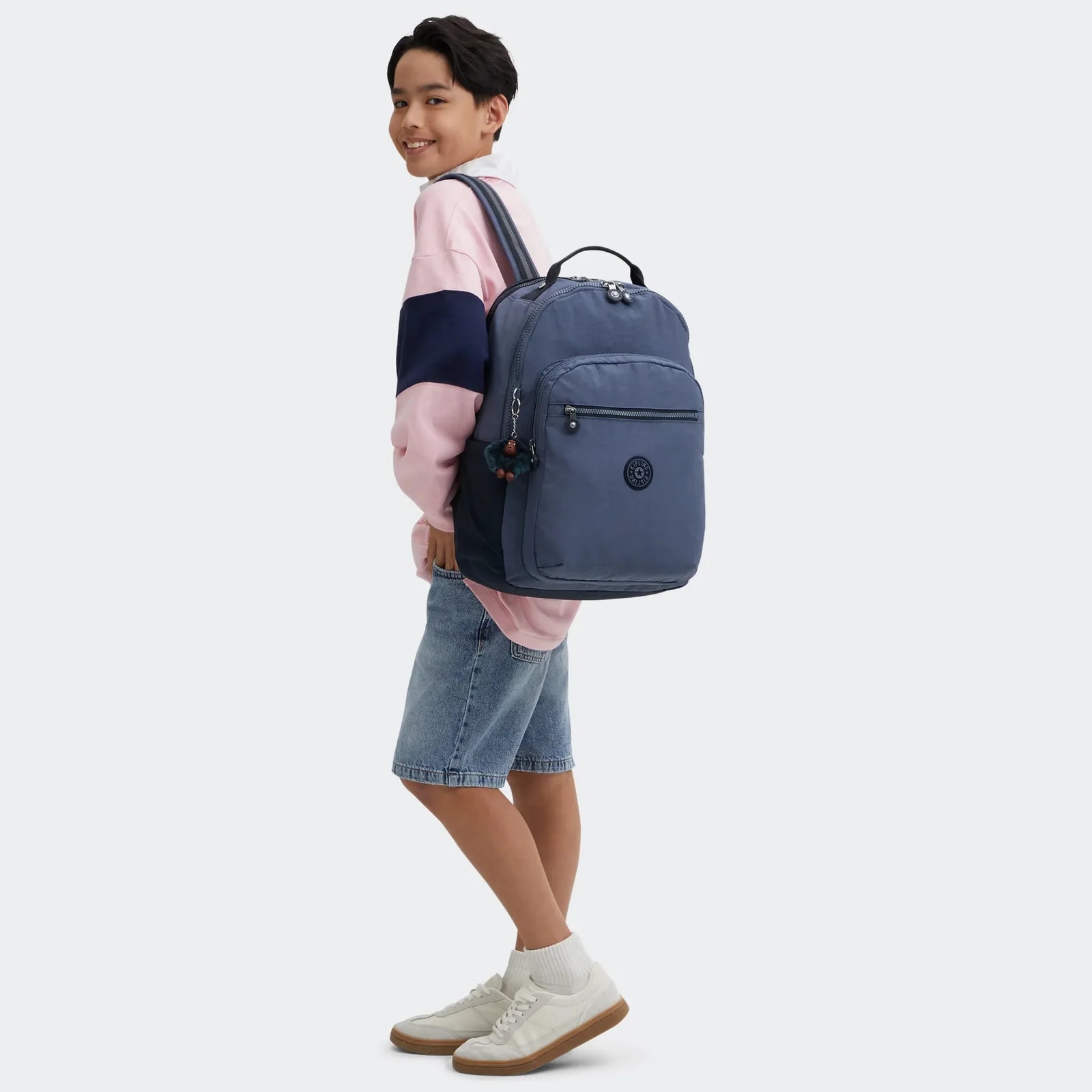 Sac à dos SEOUL Lap Kipling Game Grey