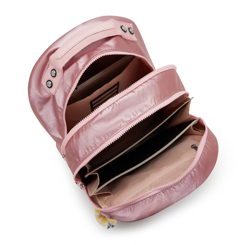 Sac à dos Class Room KIPLING  Bronze Pink Metallic