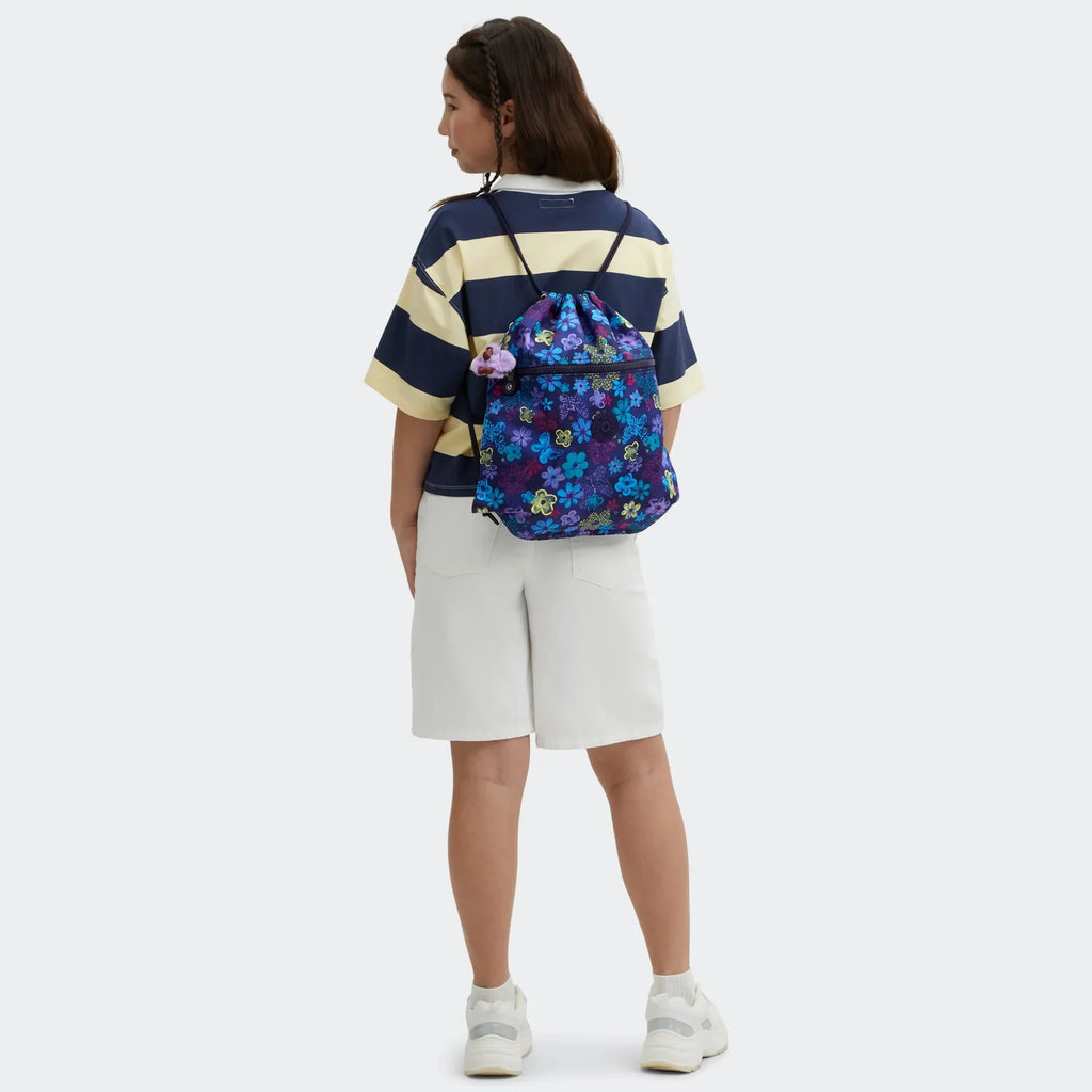 Sac de sport Supertaboo KIPLING Dark Flower Stamp