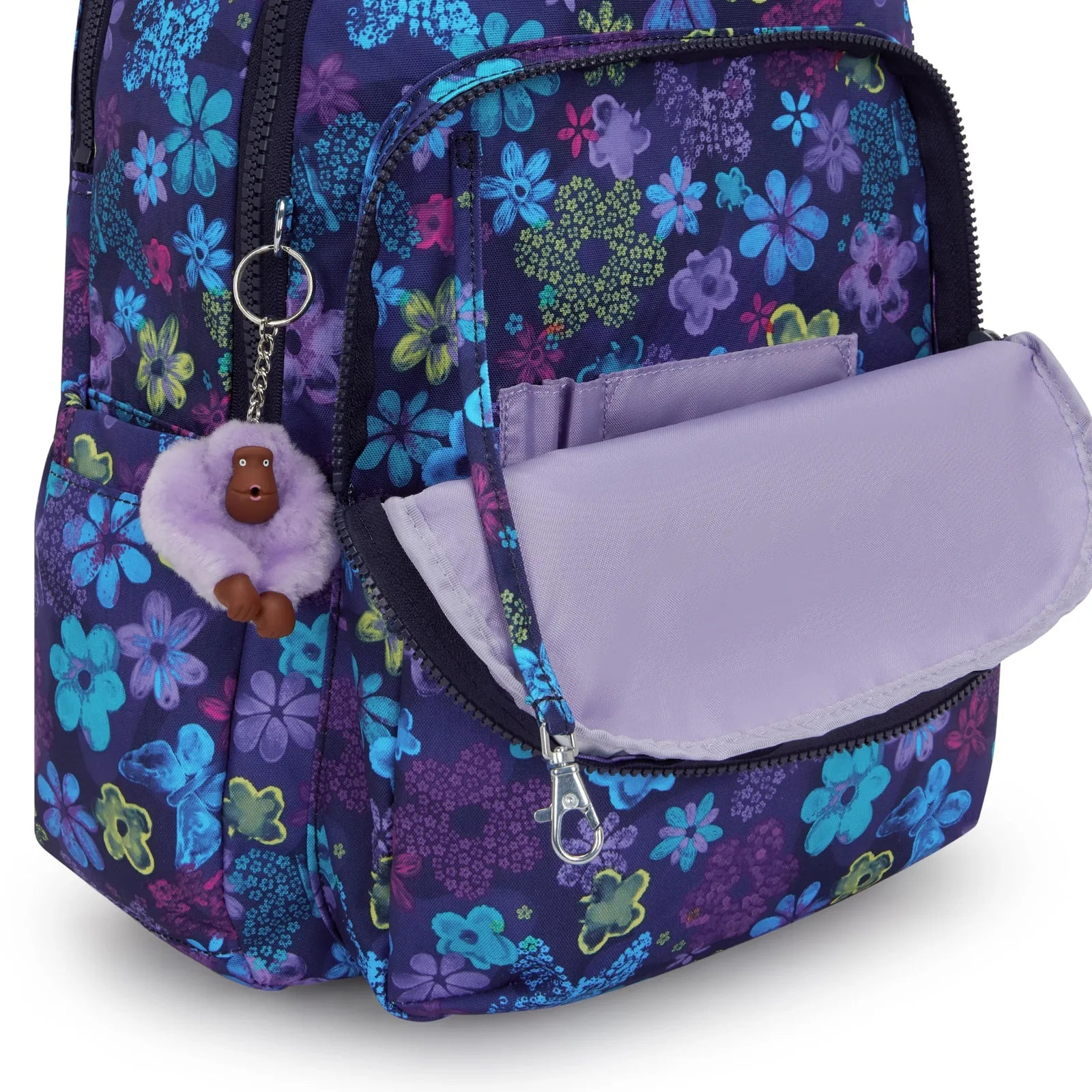 Sac à dos SEOUL Lap Kipling Dark Flower Stamp