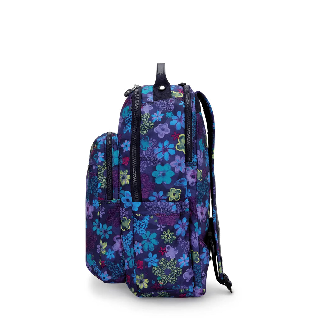 Sac à dos SEOUL Lap Kipling Dark Flower Stamp