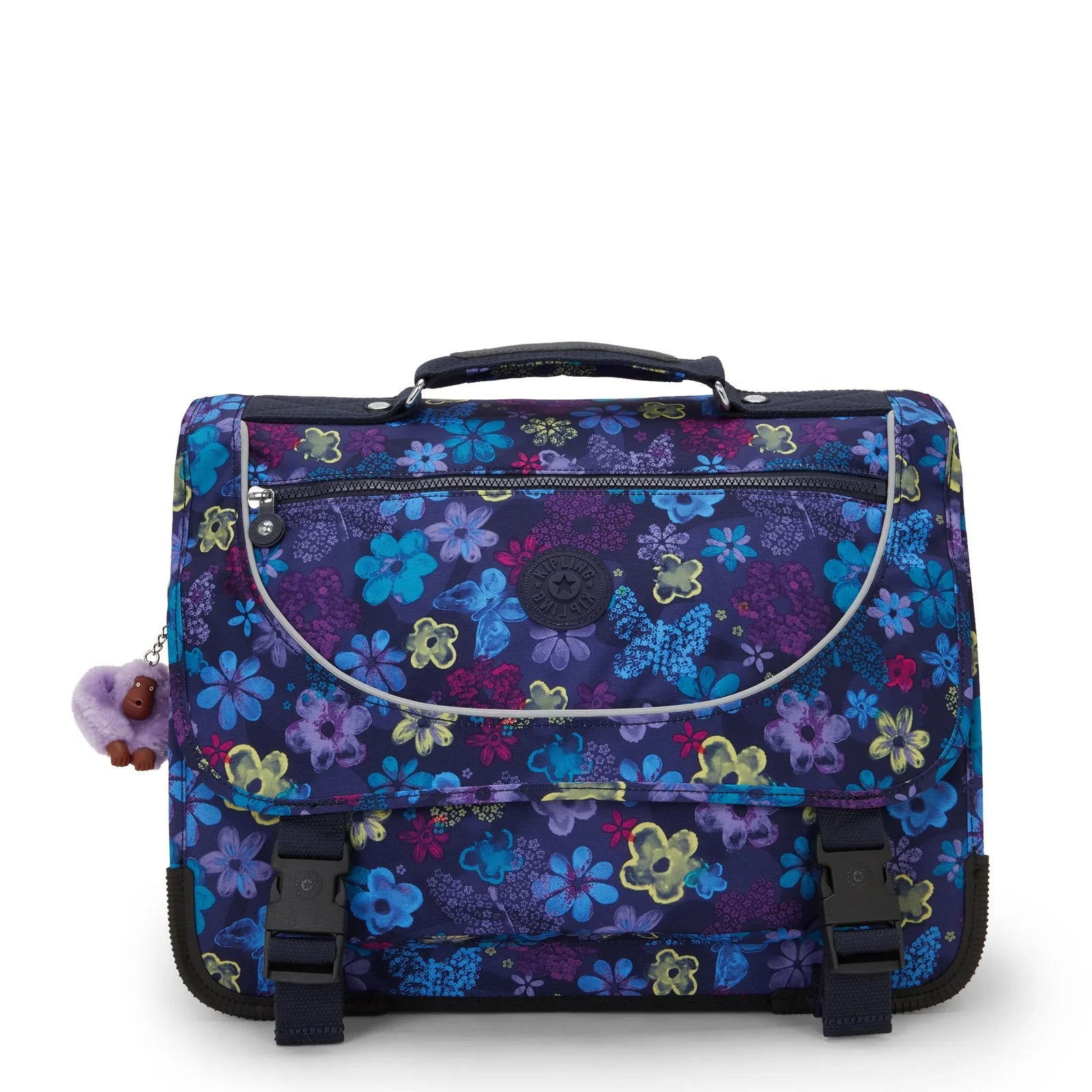 Cartable Preppy KIPLING Dark Flower Stamp